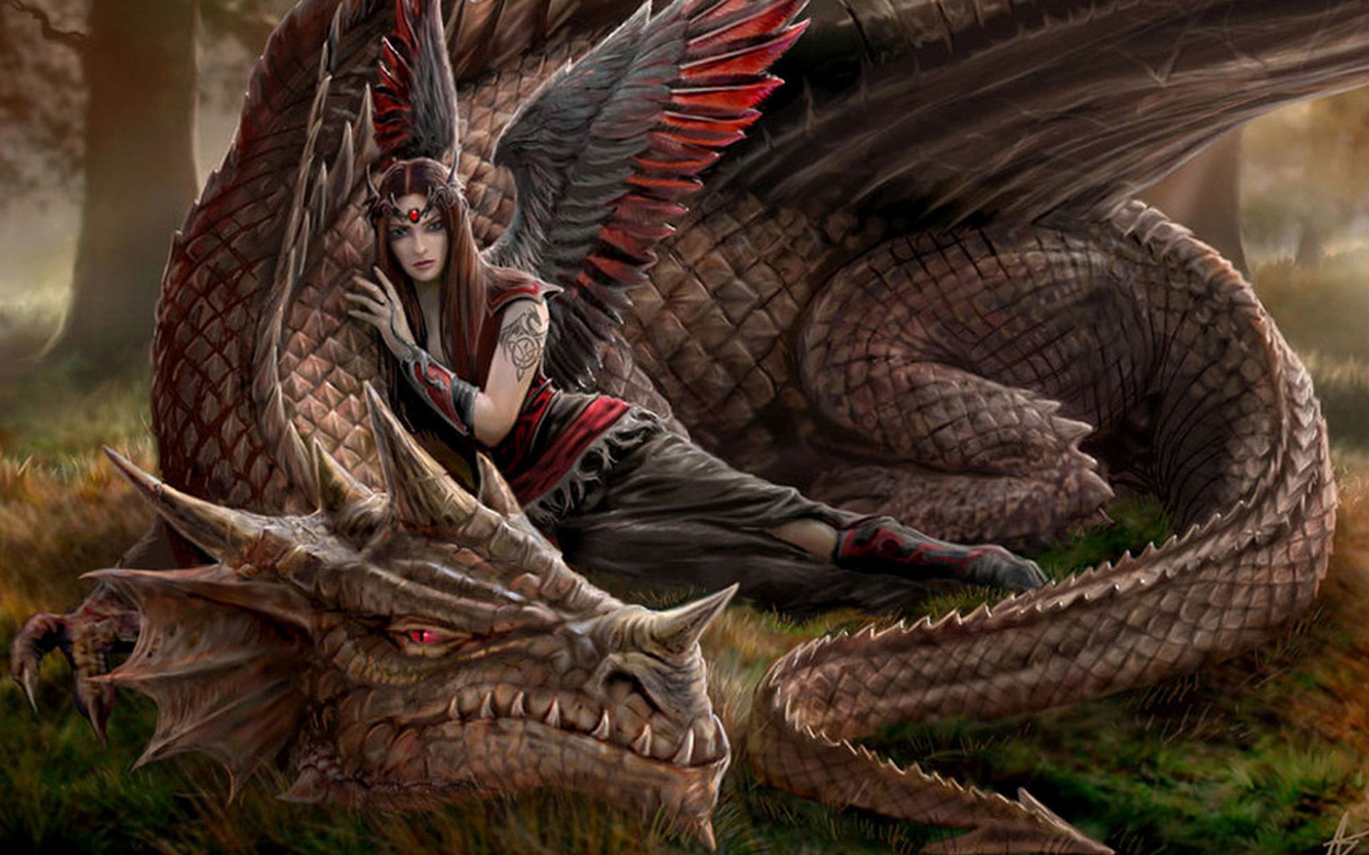 Fantasy Dragon HD Wallpaper