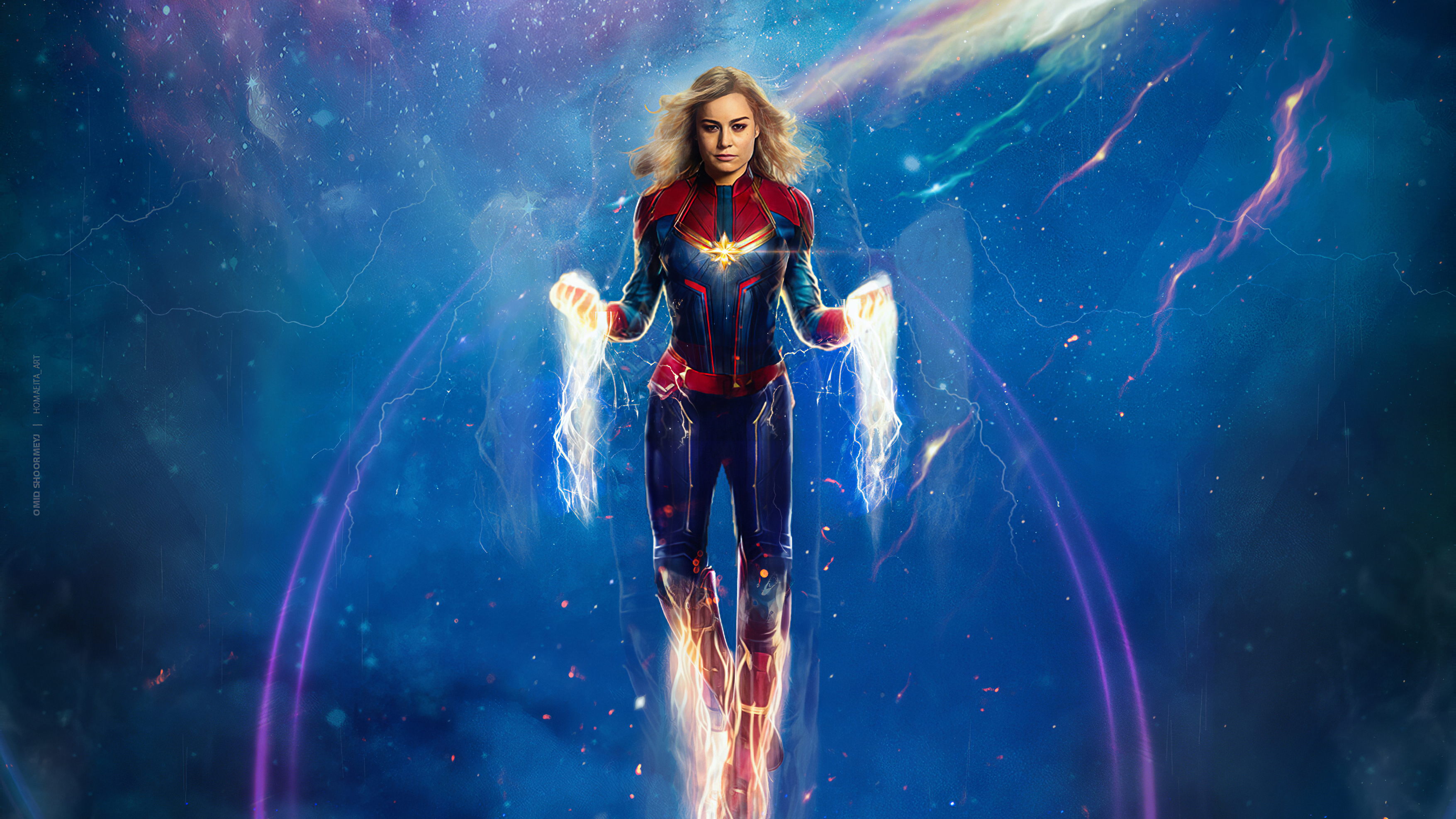4k Captain Marvel Artwork Wallpaper, HD