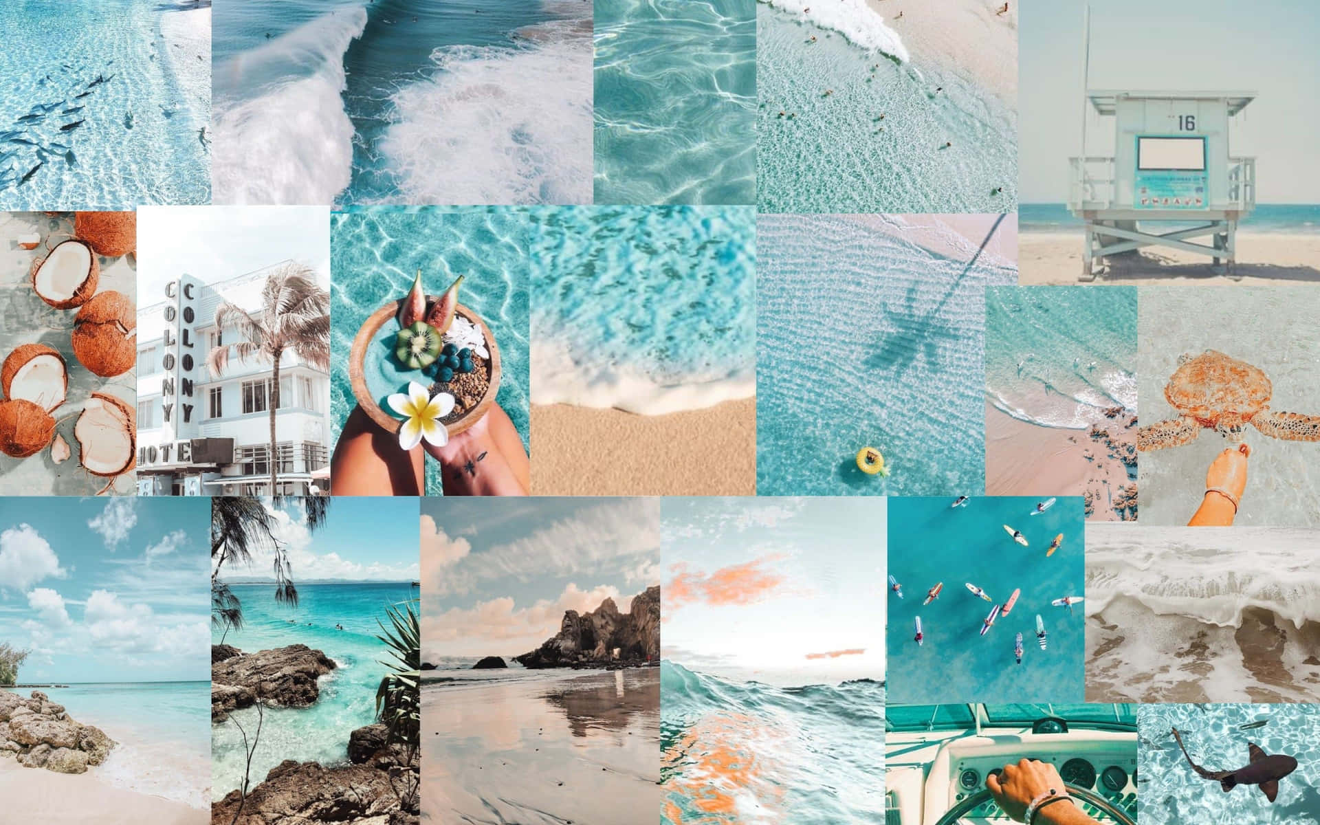 Summer Beach Aesthetic Wallpaper