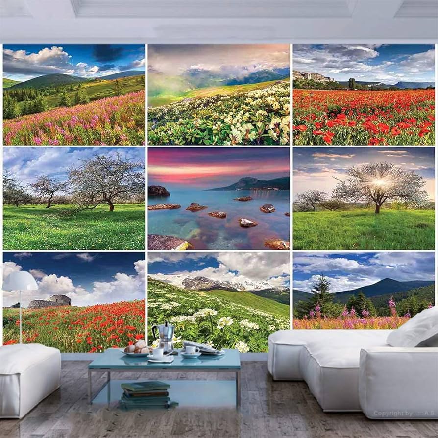 inches Wall Mural, Collage