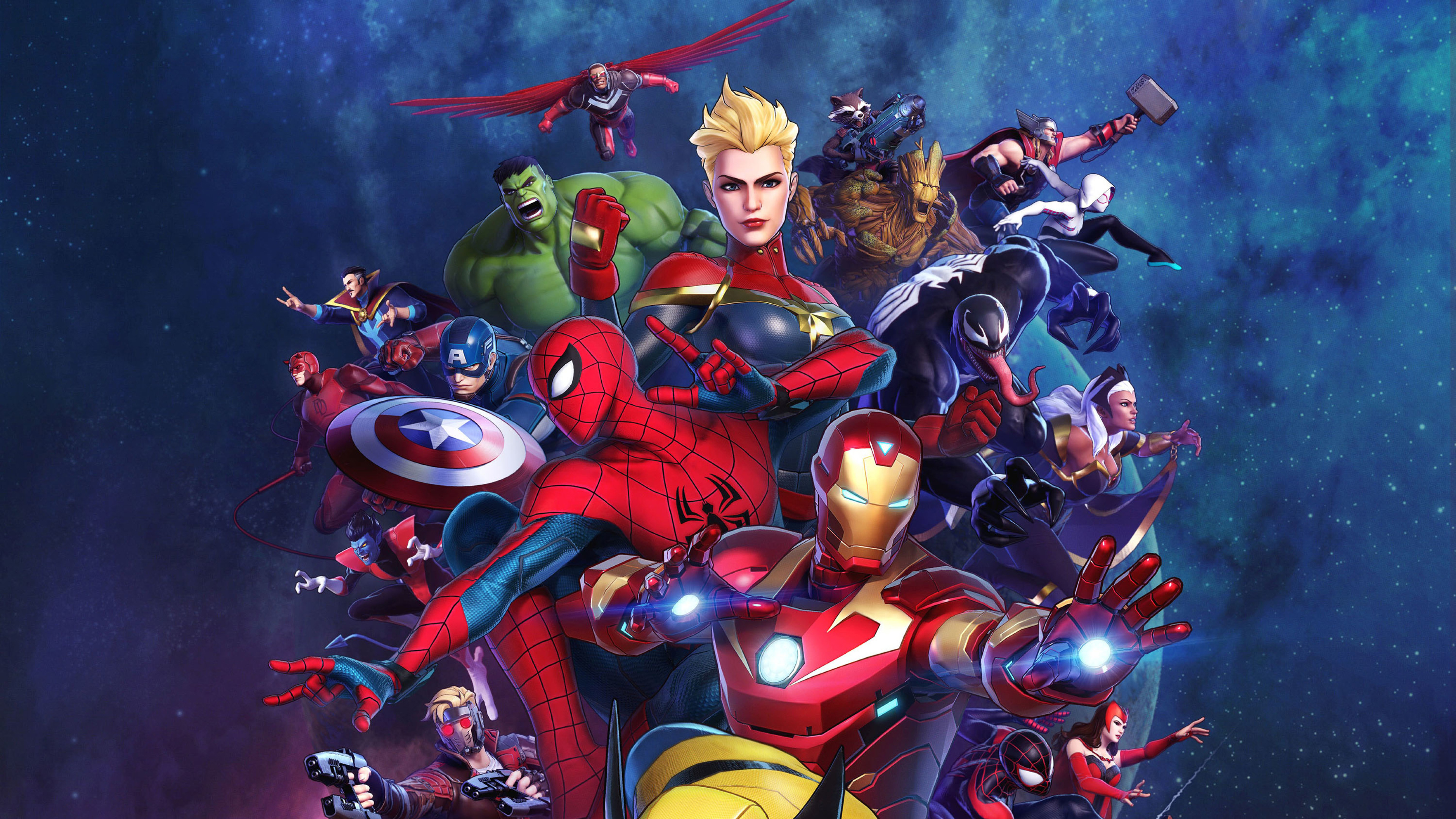 Characters 4K Wallpaper