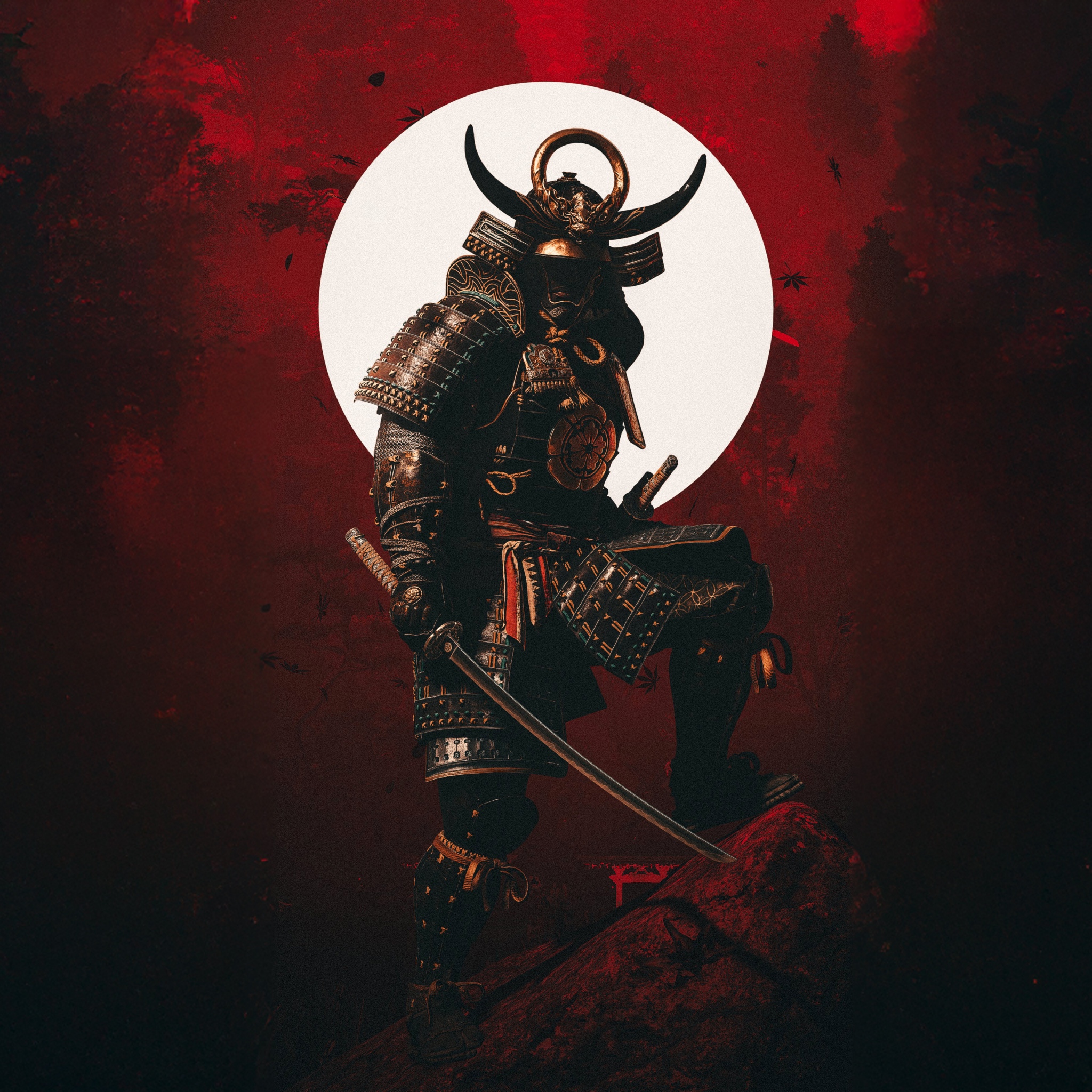 Yasuke Wallpaper 4K, Dark aesthetic, 8K