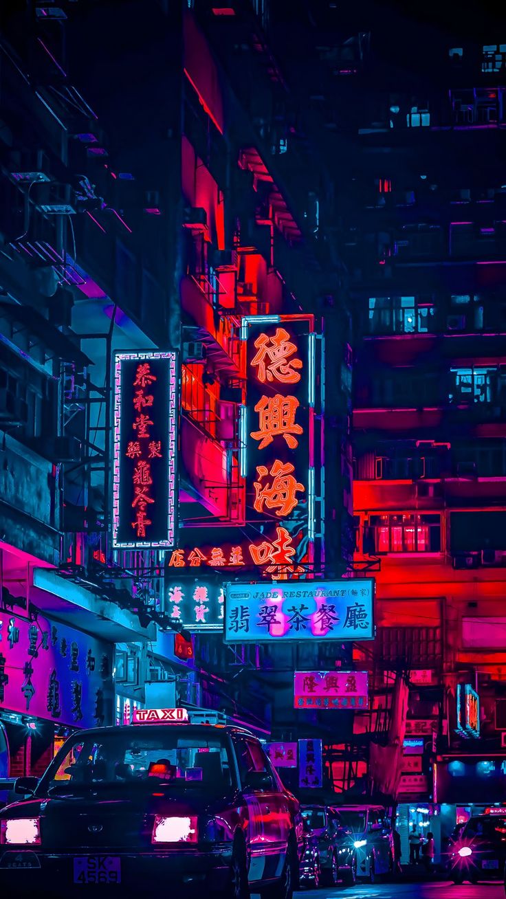 Wallpaper neon, city, cars, art, City 4K by ? ???. Download wallpaper neon, city, cars, art for free