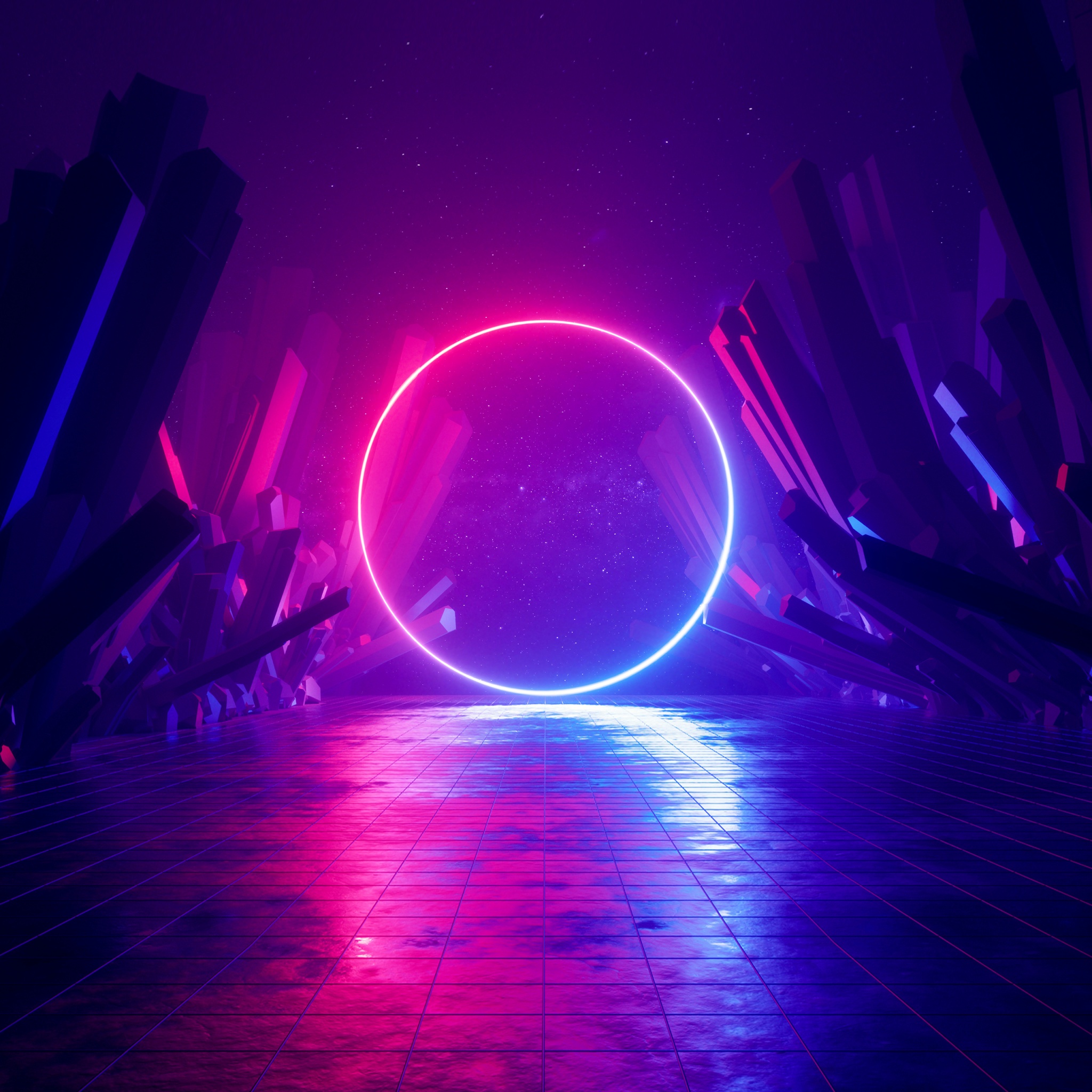 Wallpaper 4K, Ring, Huawei MediaPad, Stock