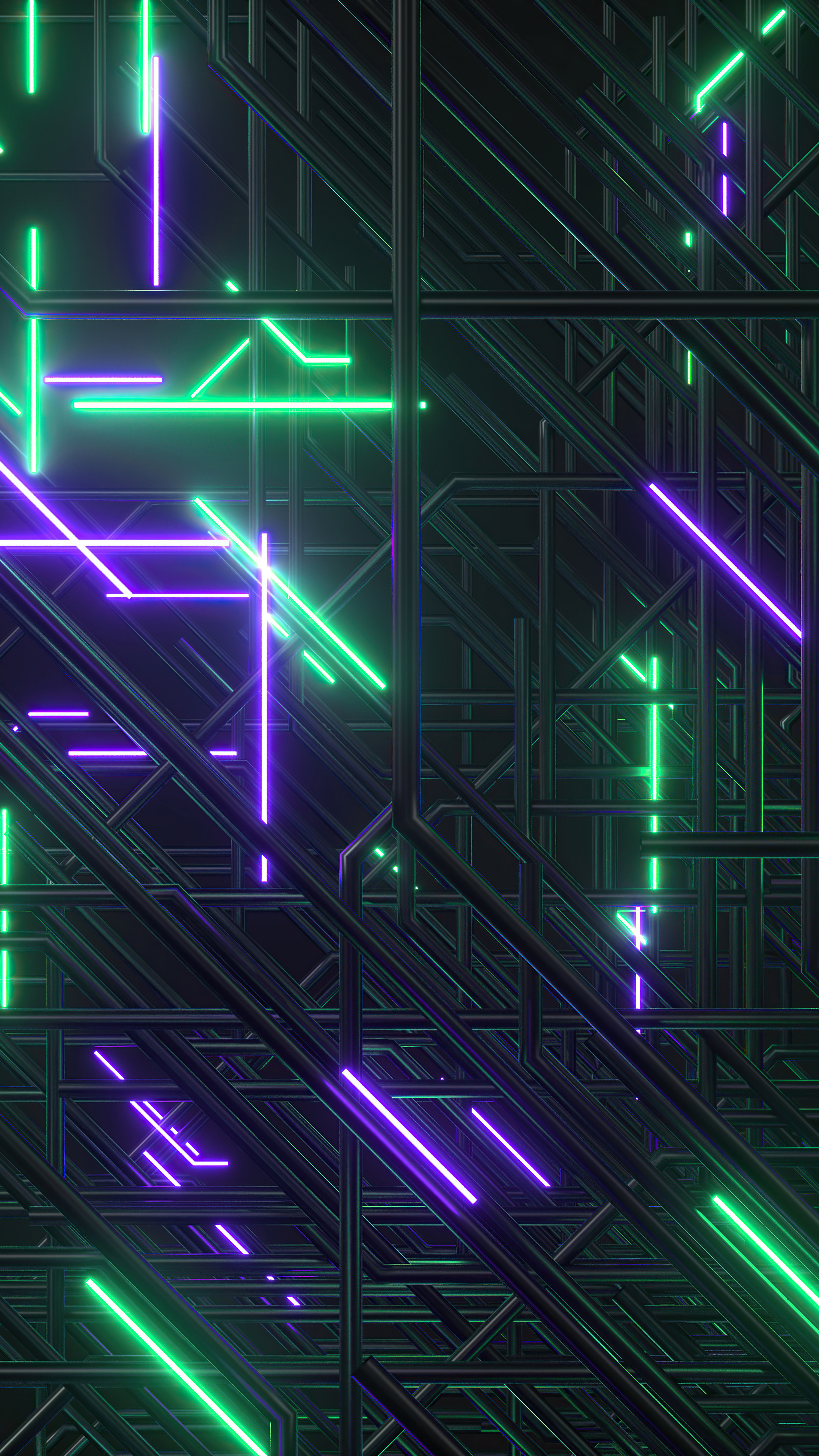 Neon Abstract Wallpaper