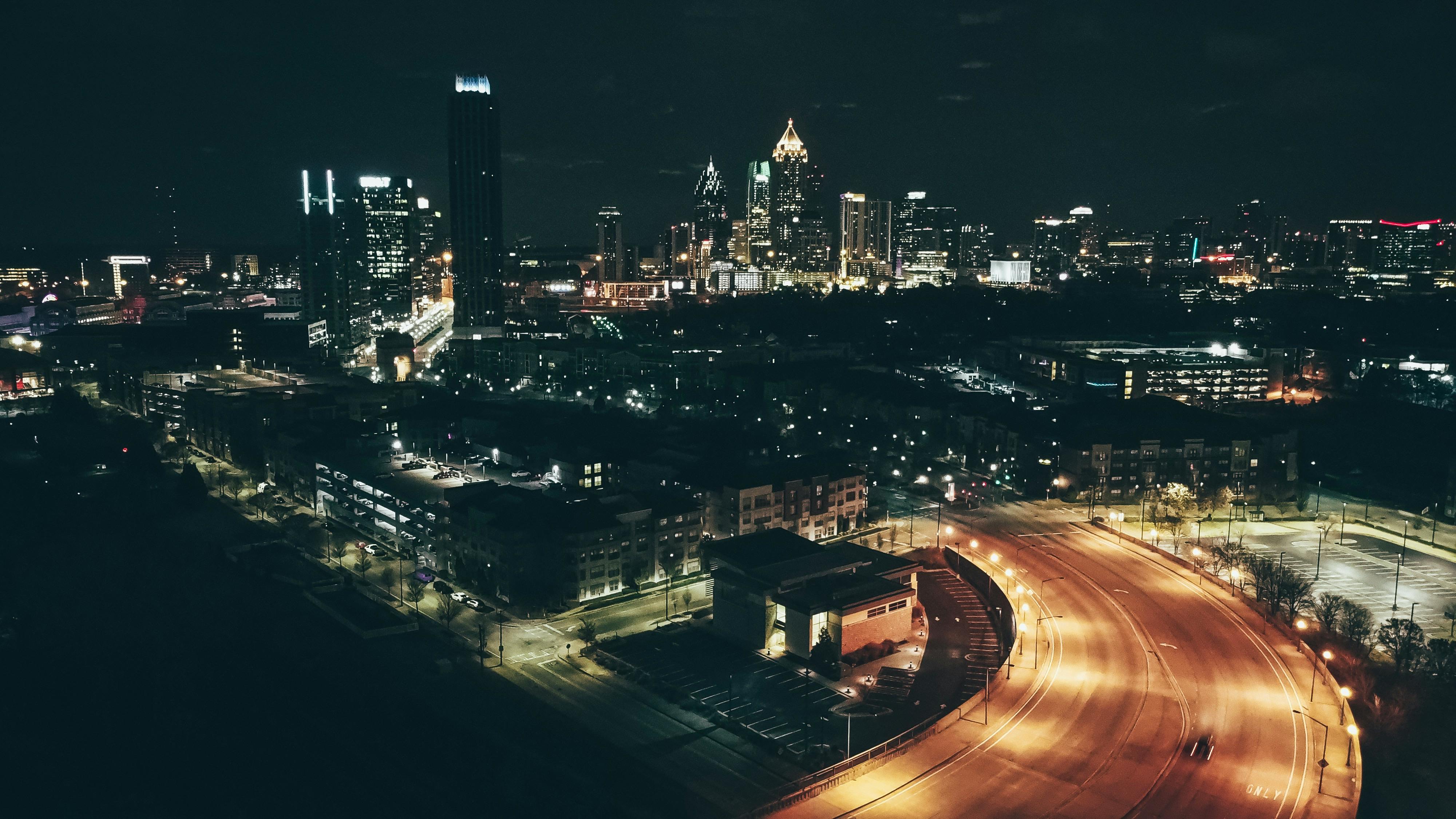 City during Nighttime · Free