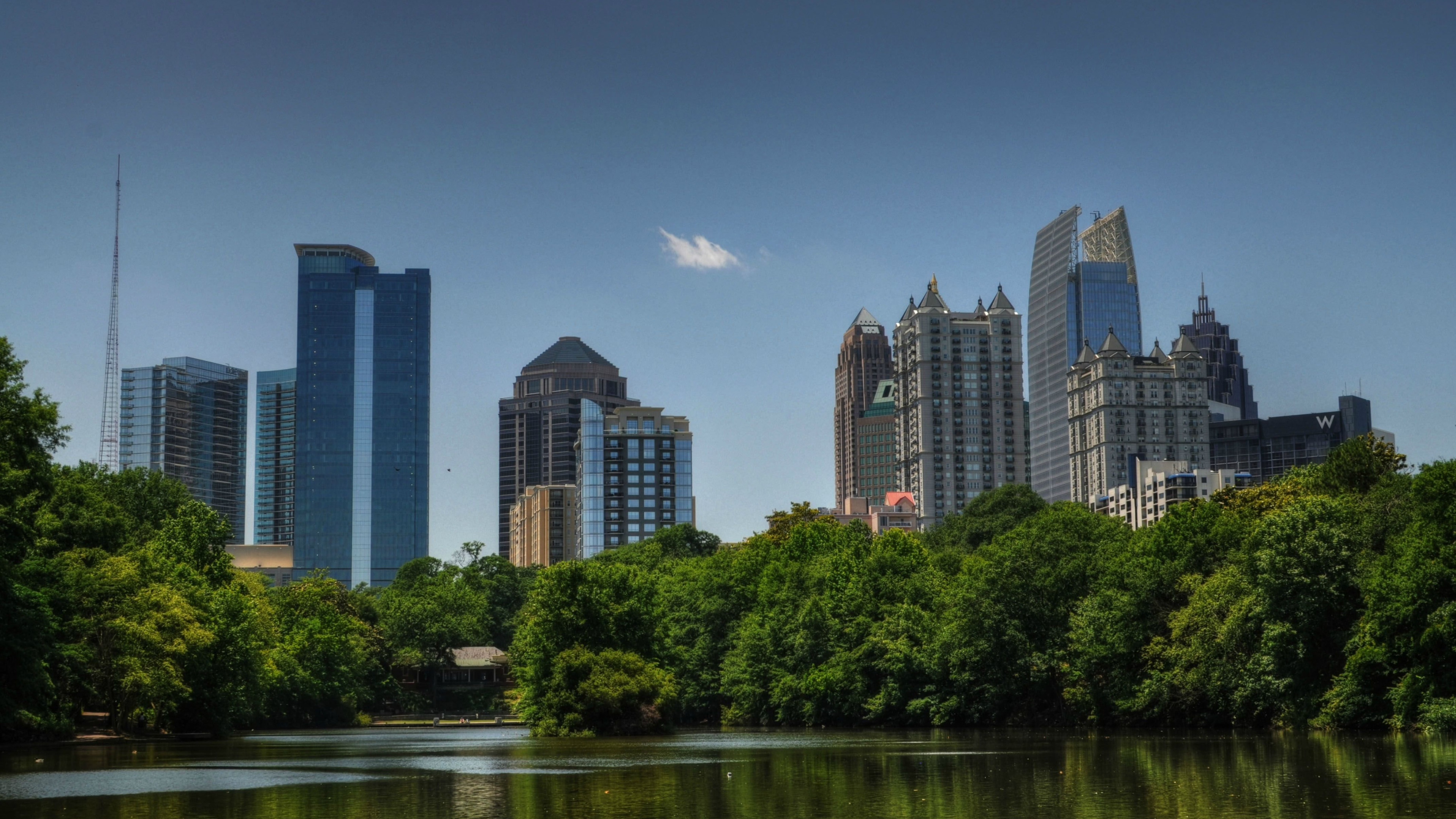 Atlanta Tourism Background Wallpaper