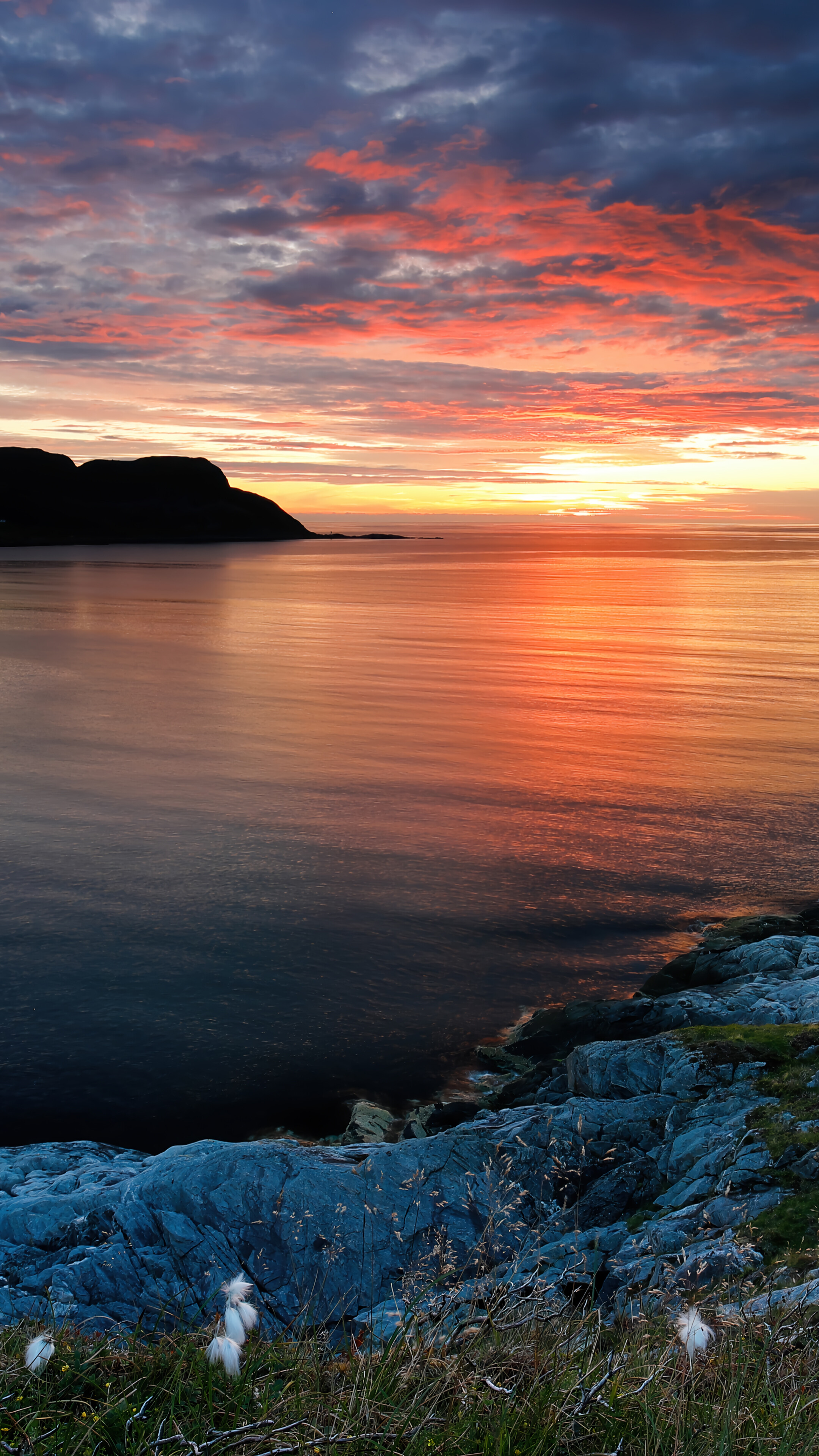 Sunset Sea Ocean Scenery 4K Wallpaper