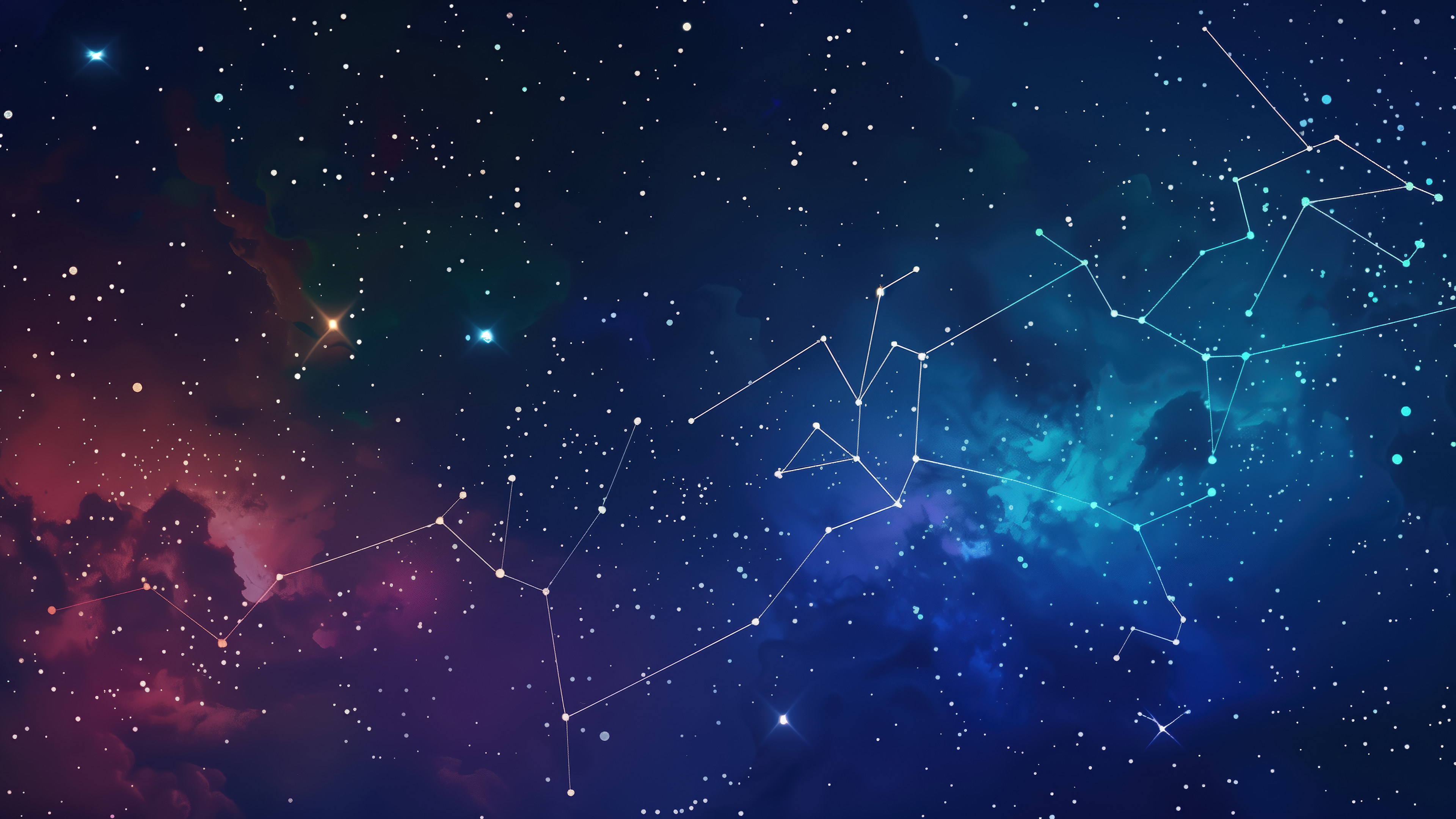 Constellation Stars Space Wallpaper 4K