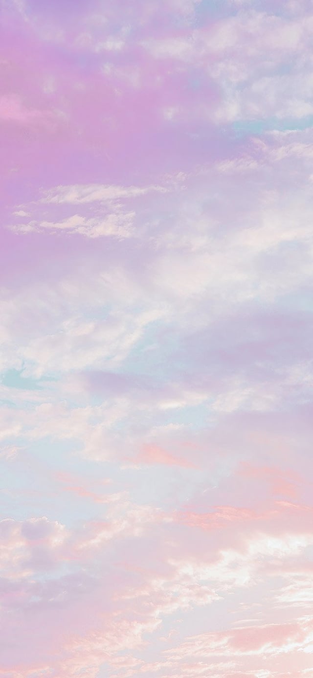 Aesthetic Sky And Light Pink Clouds 4K
