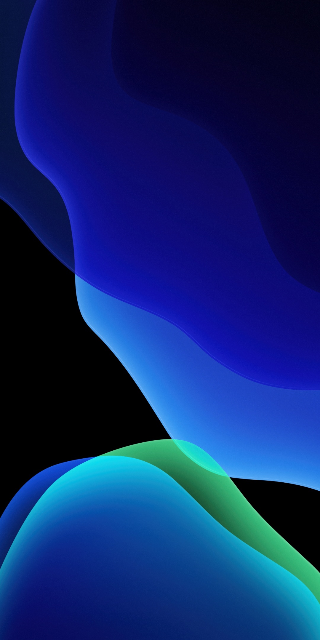 iOS 13 Wallpaper 4K, Blue, Stock, iPadOS