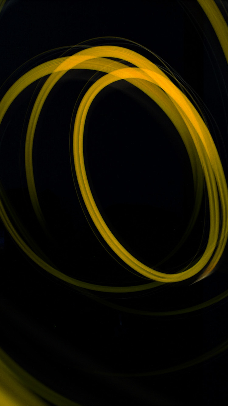 Circle Light Dark Yellow Pattern