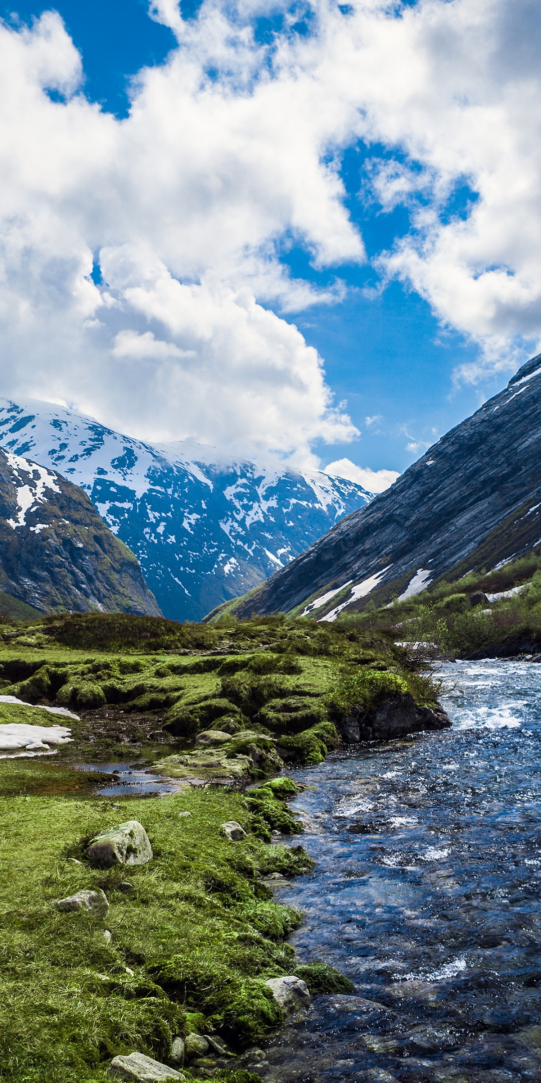 Valley Wallpaper 4K, Glacier mountains