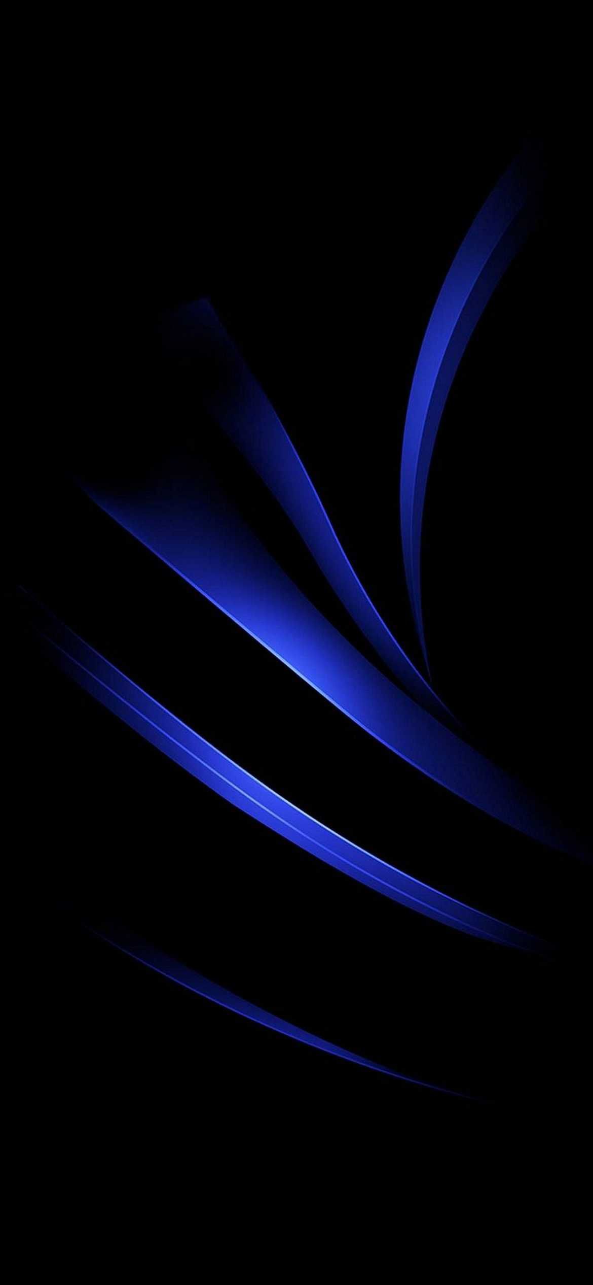 Black and Blue iPhone Wallpaper