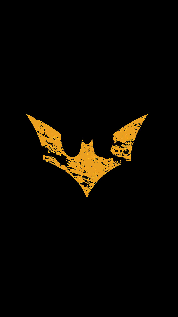 Batman Logo Yellow Dark Hero Art
