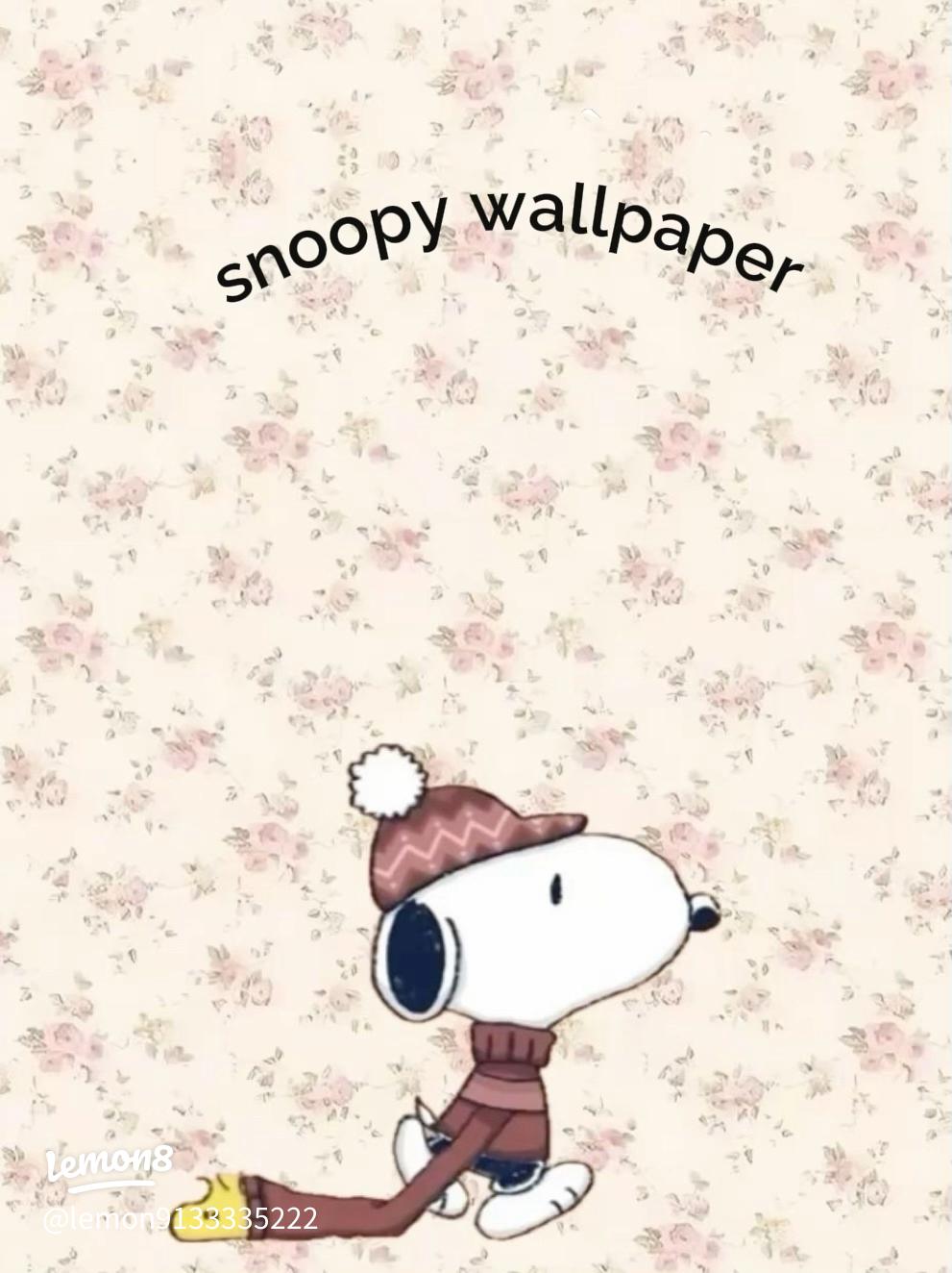 Snoopy Wallpaper for a Cozy Christmas