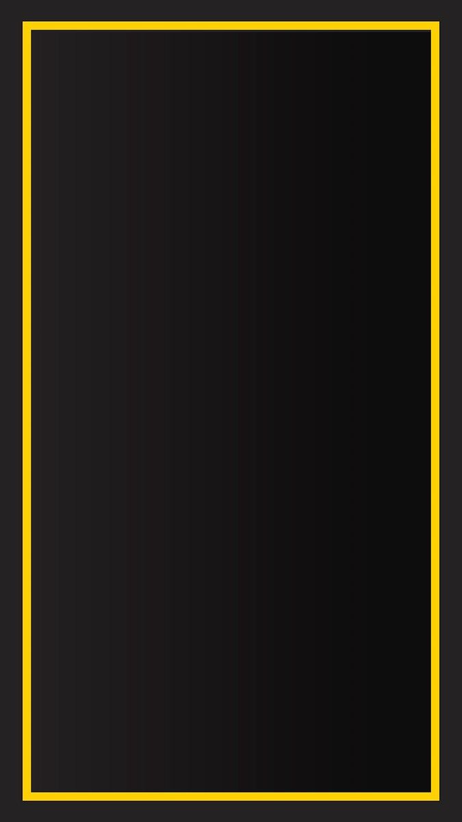 vector of Yellow border black