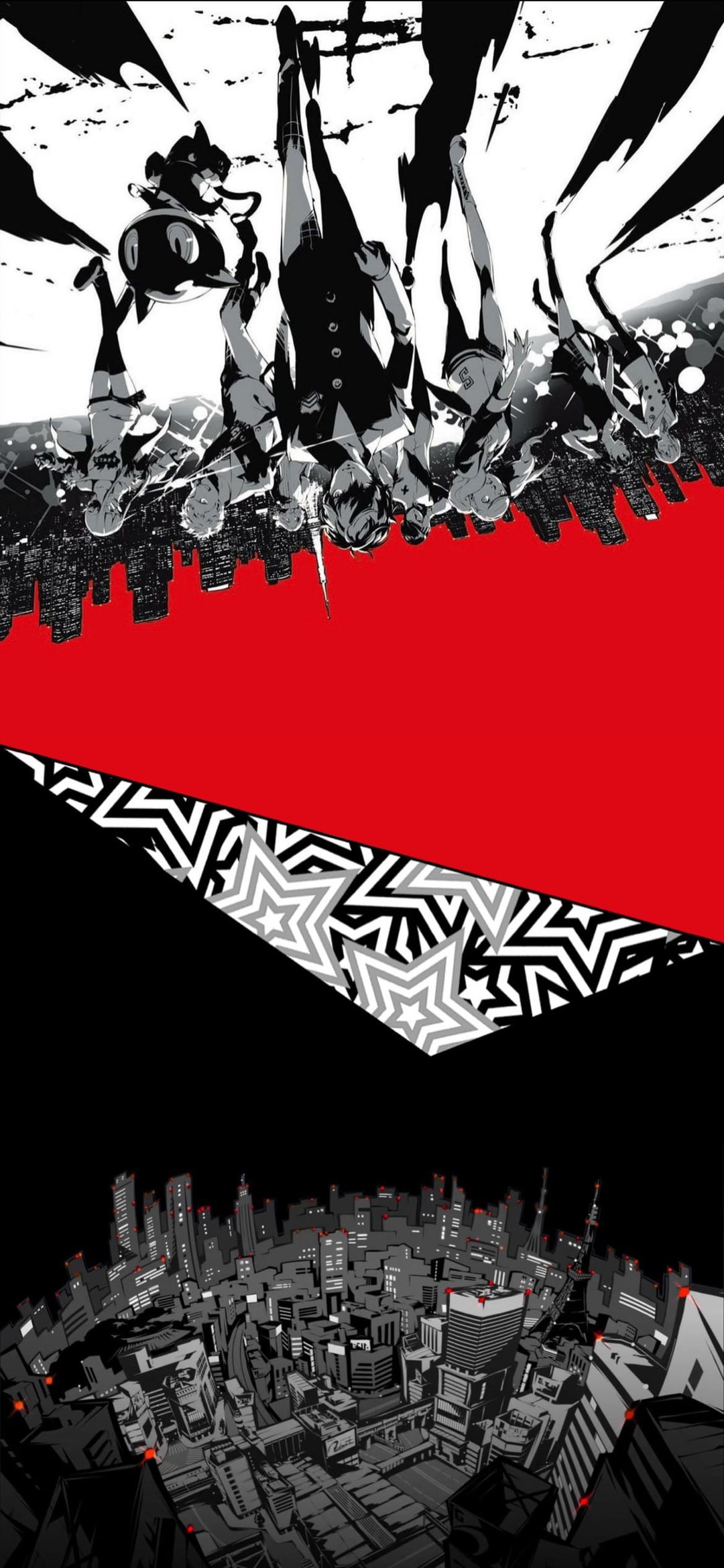 Made this cool Persona 5 wallpaper