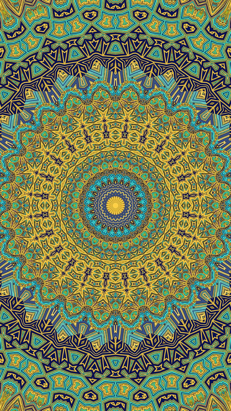 Download Wallpaper 800x1420 Mandala, Circles, Abstraction, Pattern, Fractal Iphone Se 5s 5c 5 For Parallax HD Background
