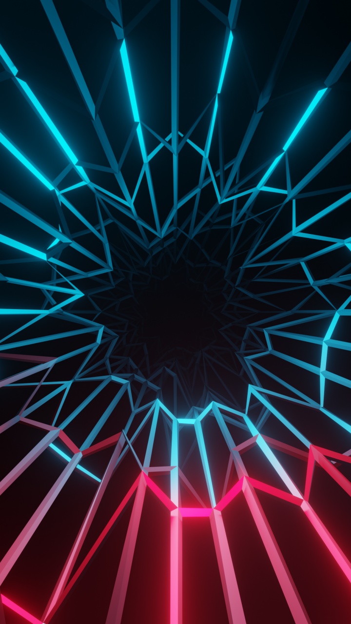 Electric Wallpaper 4K, Neon, Colorful
