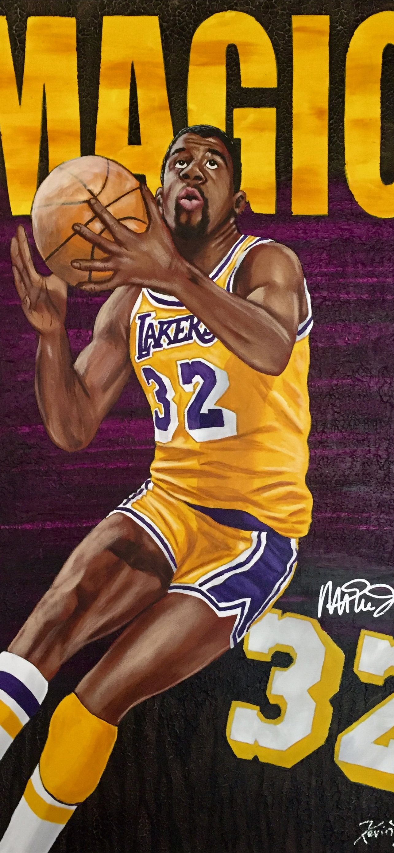 magic johnson iPhone Wallpaper Free
