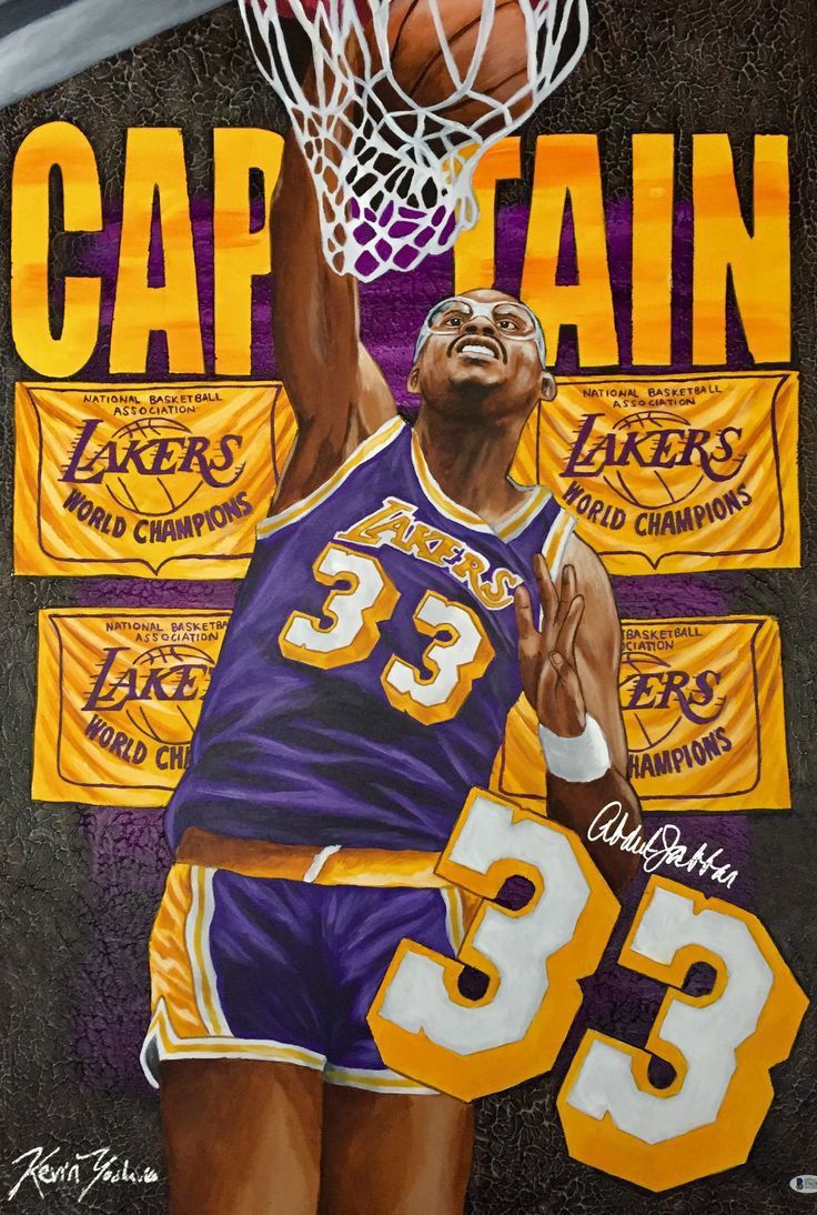 Showtime lakers, Nba basketball art