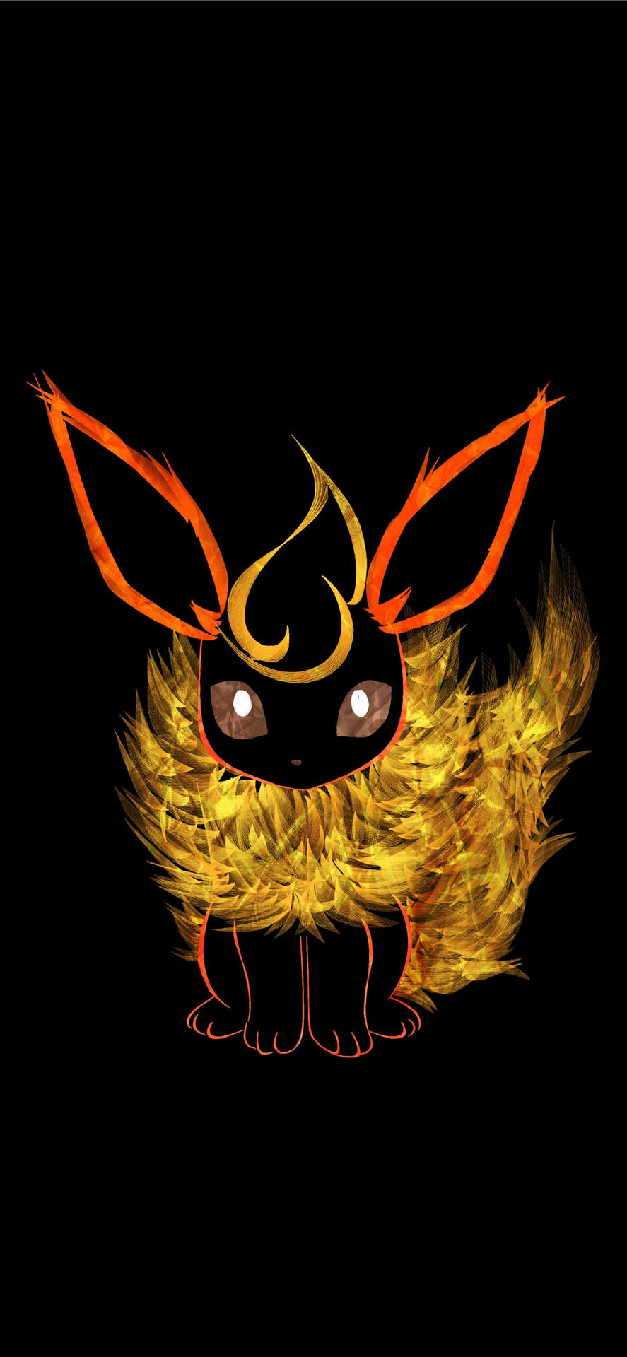 Eevee Cool Art iPhone Wallpaper