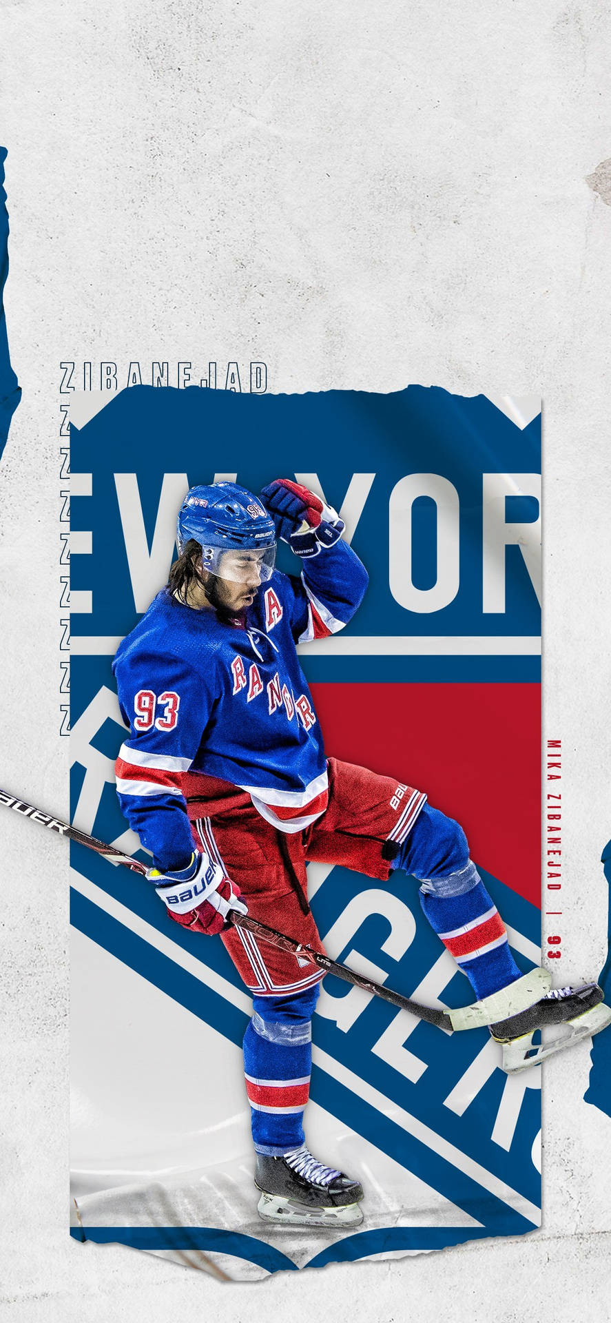 Digital Art New York Rangers Mika