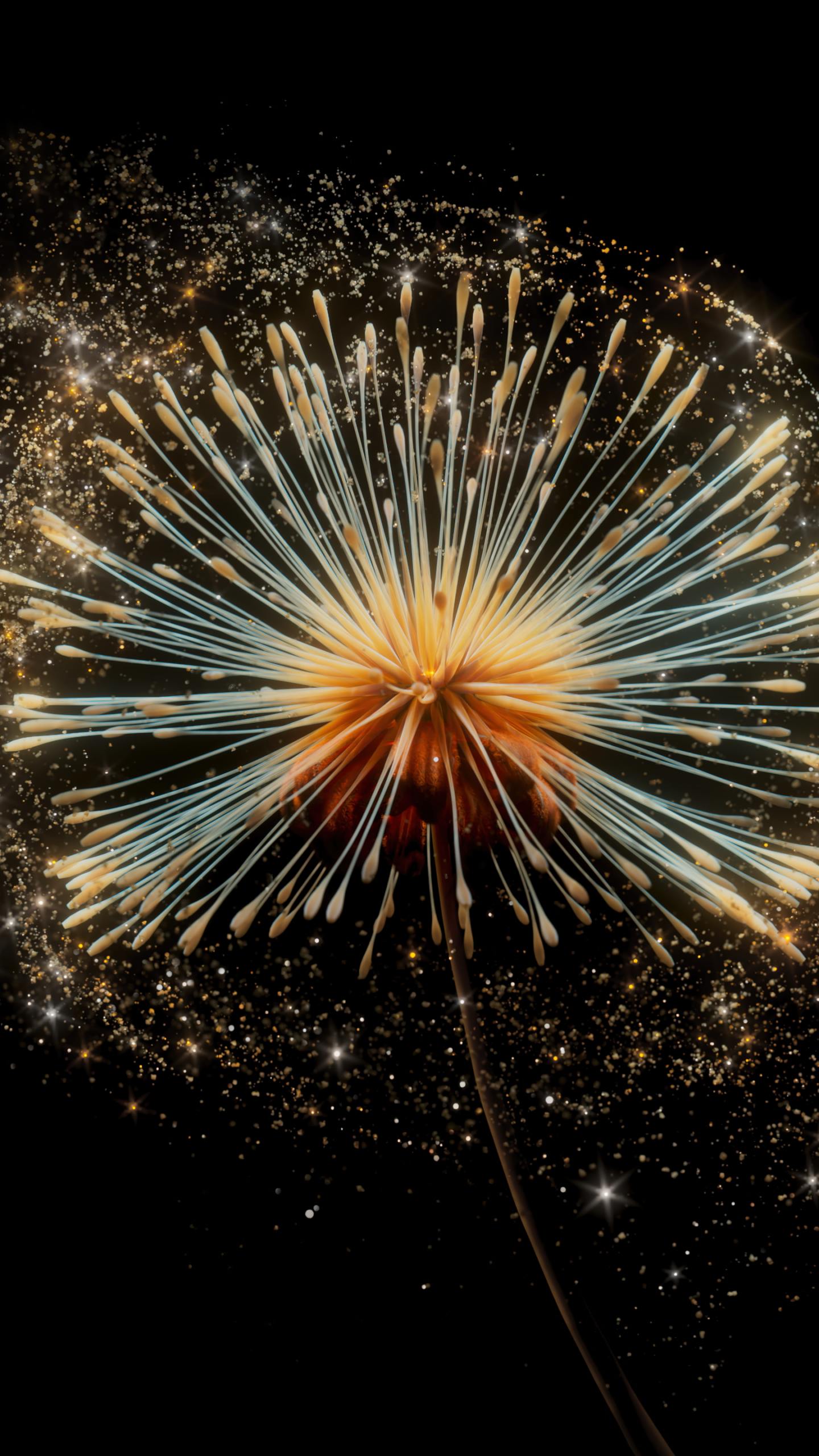 Dandelion flower Wallpaper 4K, Digital