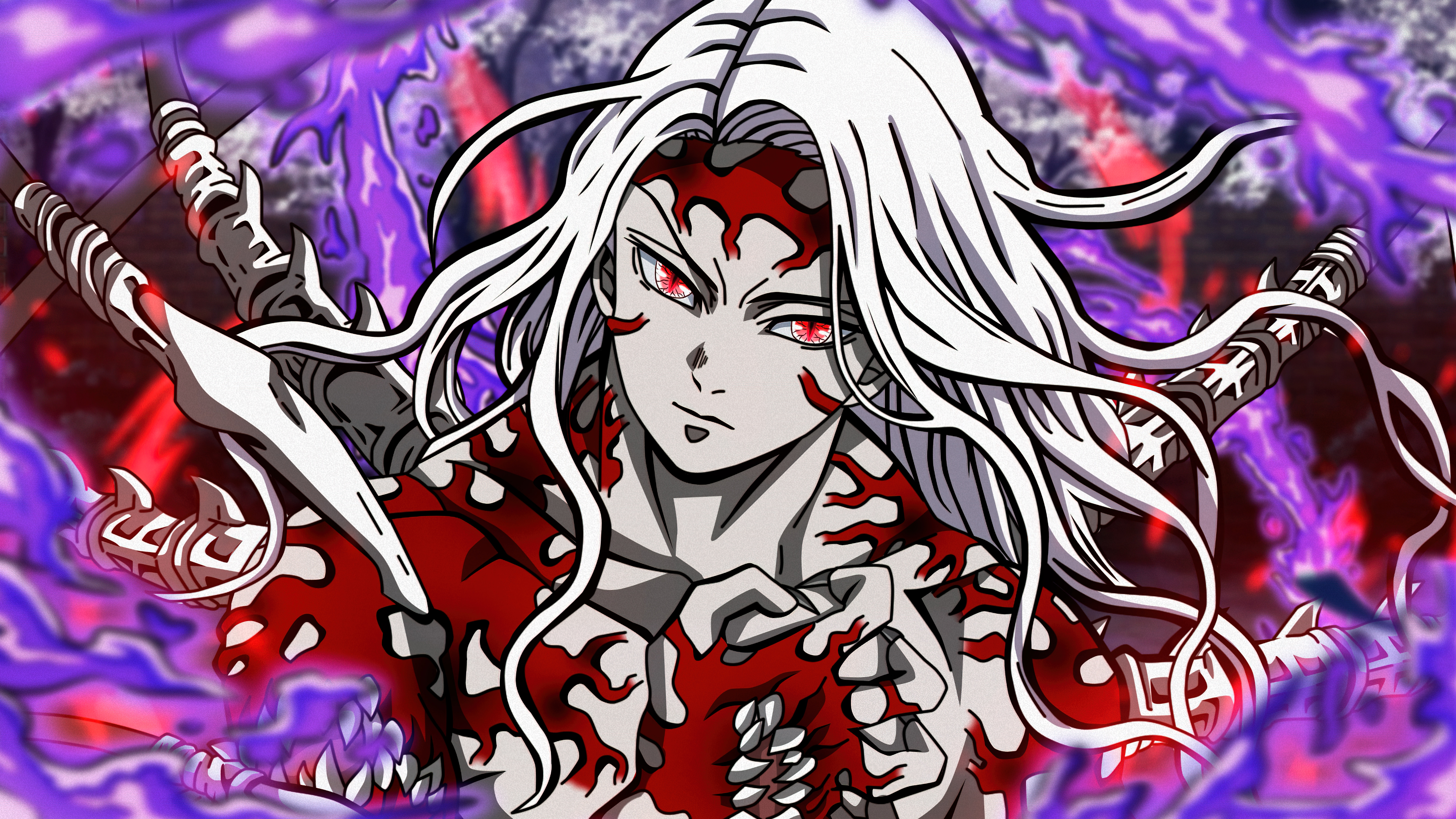 Muzan Kibutsuji Wallpaper 4K, Demon