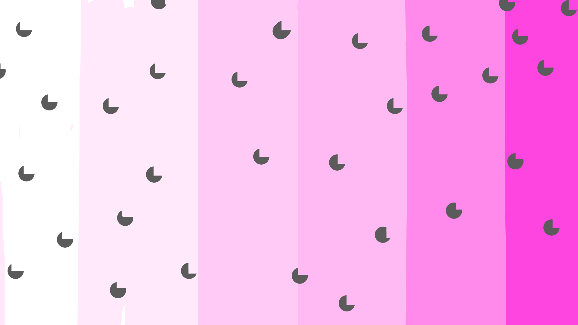 Aesthetic Pac Man Pink Gradient