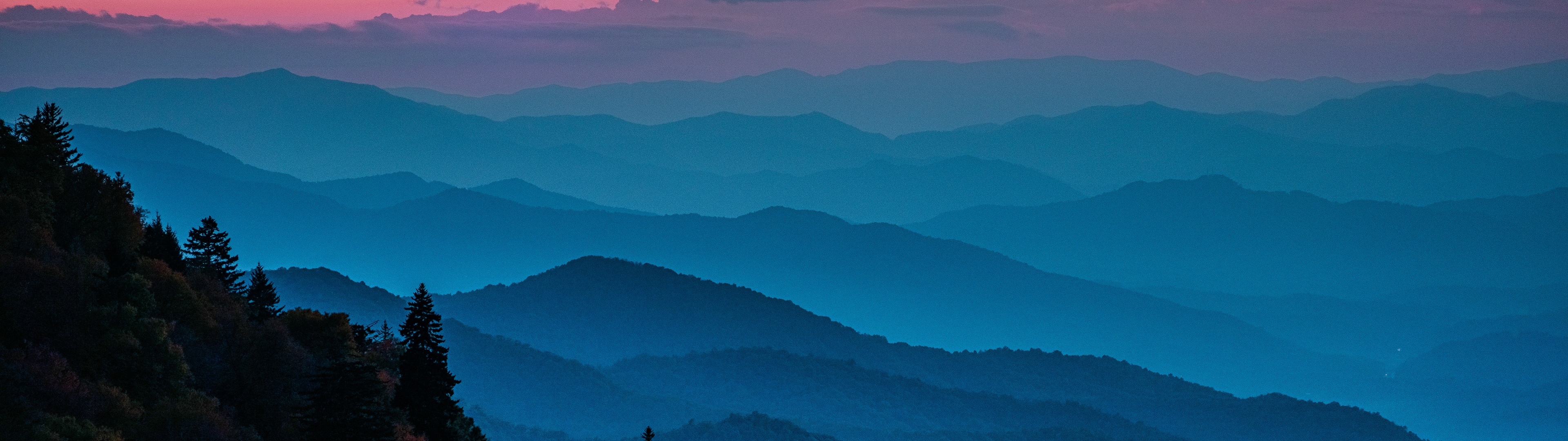Blue Ridge Mountains Wallpaper 4K, USA