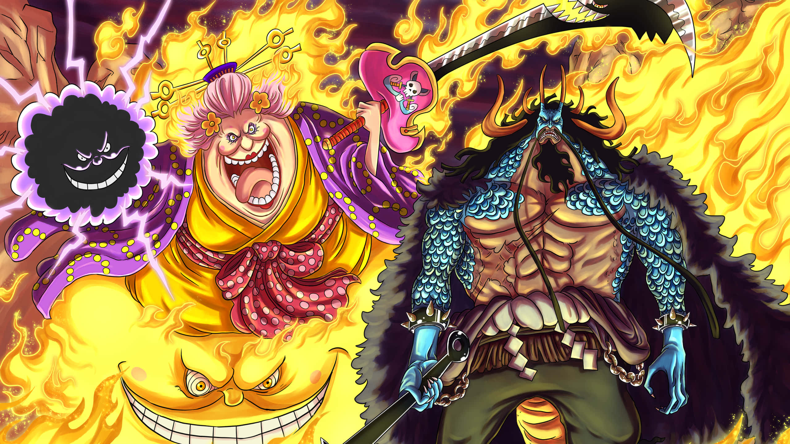 Fierce Pirate Kaido Stands Tall