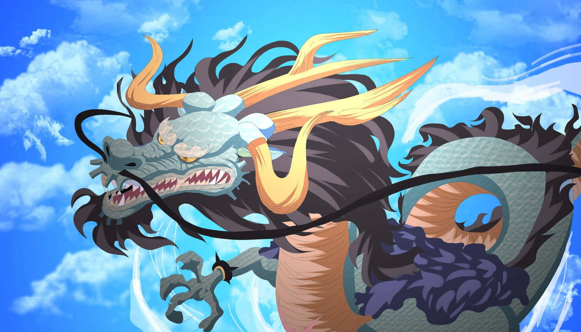 Intimidating Glare from Kaido Wallpaper