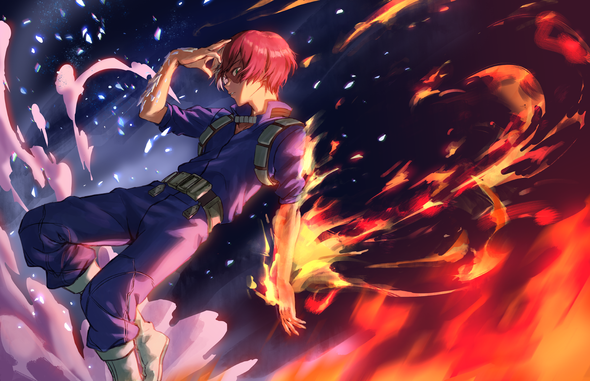 Shoto Todoroki HD Wallpaper Hero