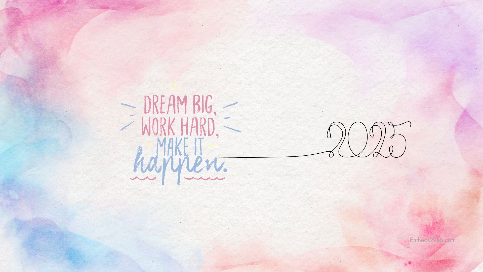 Motivational 2025 Desktop Wallpaper