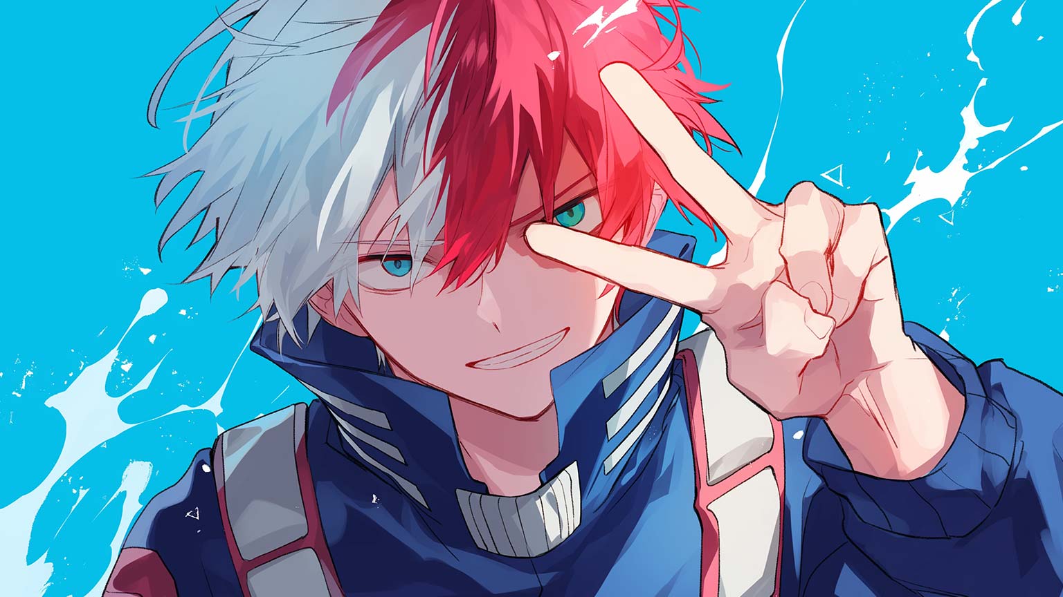 MHA Shouto Todoroki Desktop Wallpaper
