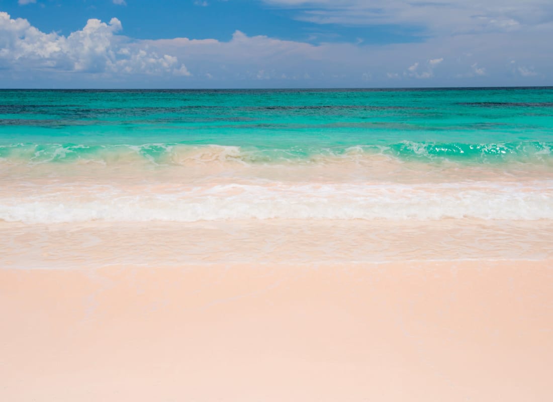 Pink Beach Wallpaper Mural