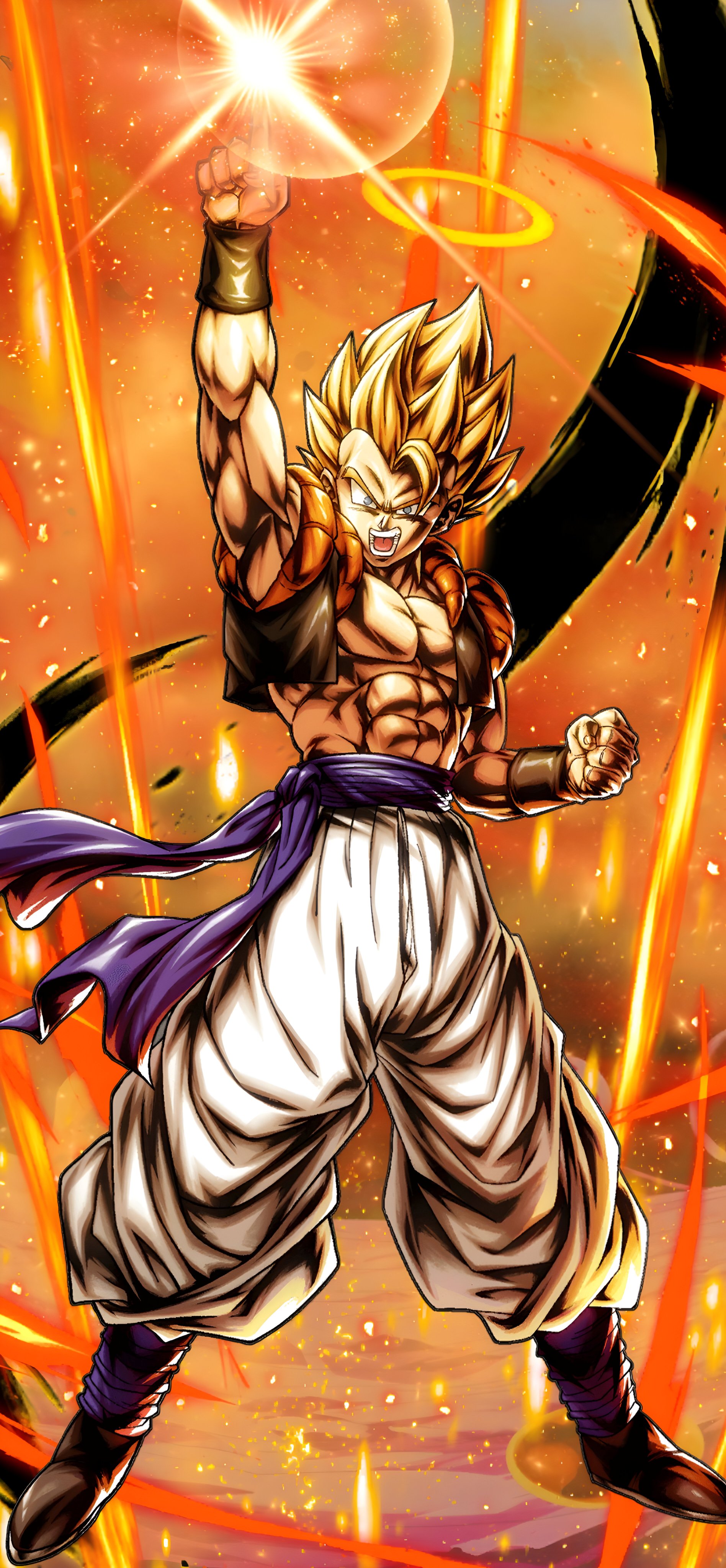 New Super Gogeta Phone Wallpaper