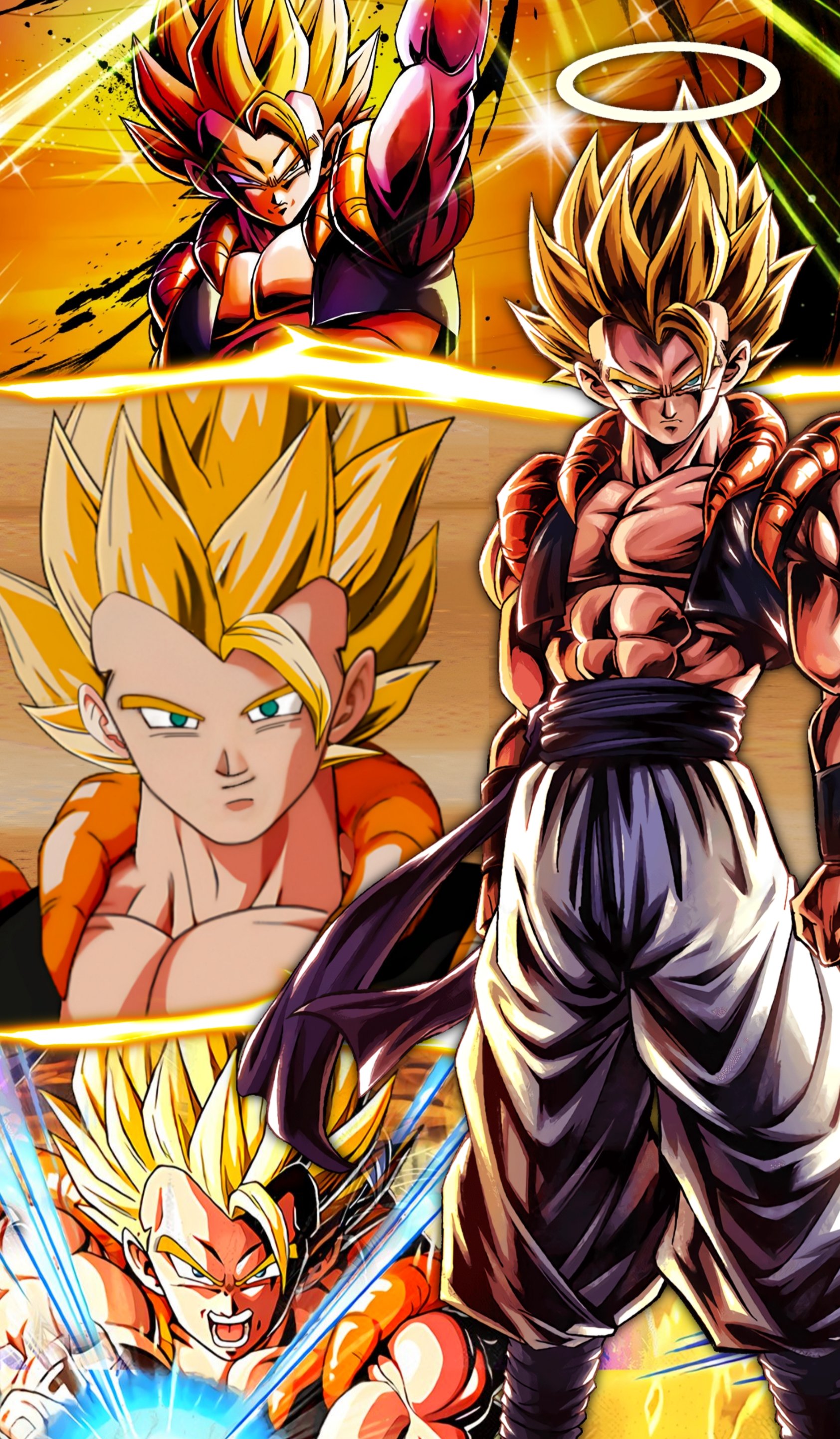 New Super Gogeta Phone Wallpaper