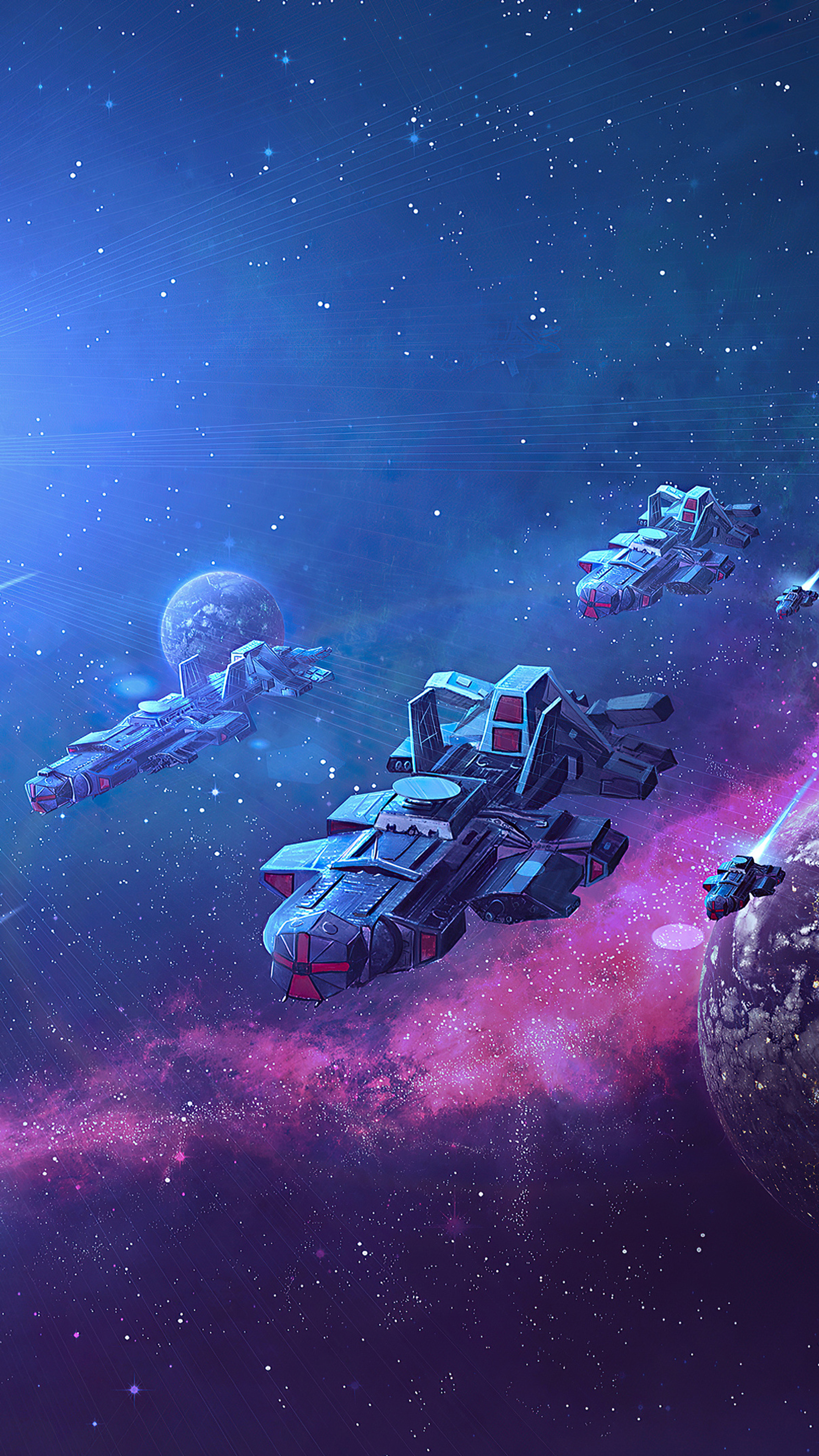 Space Ships 4k Sony Xperia X