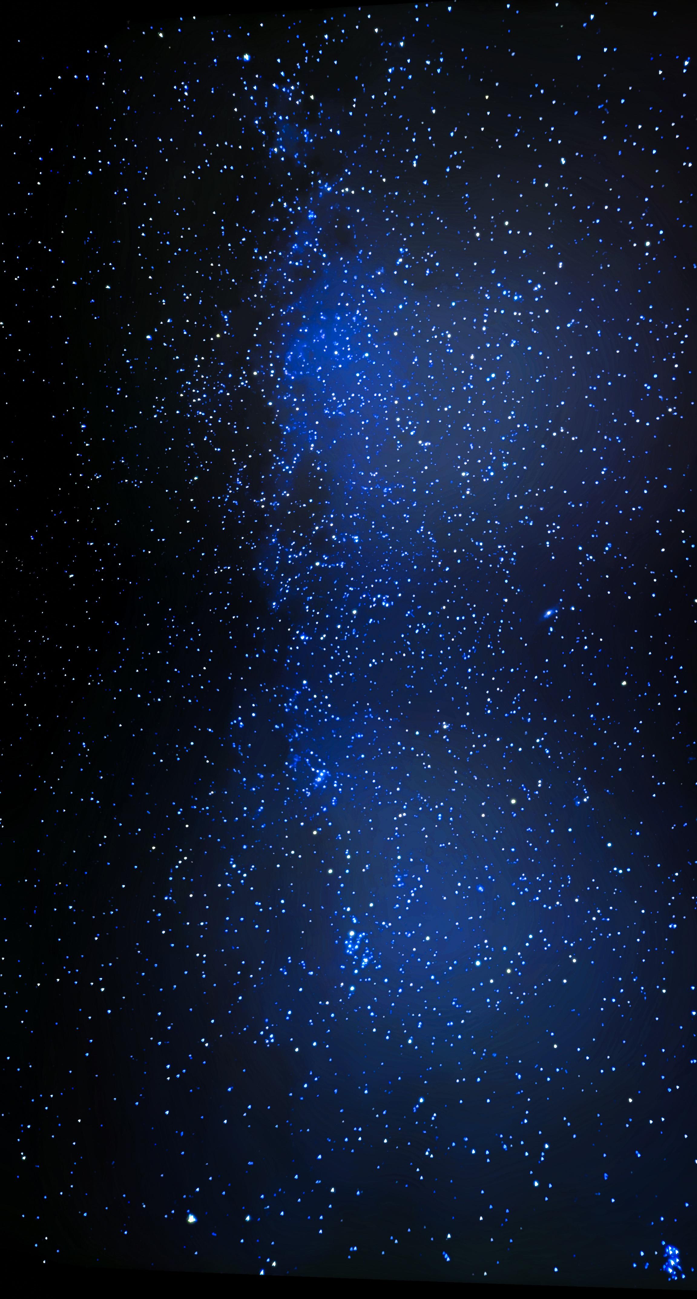 mobile phone picture of the night sky