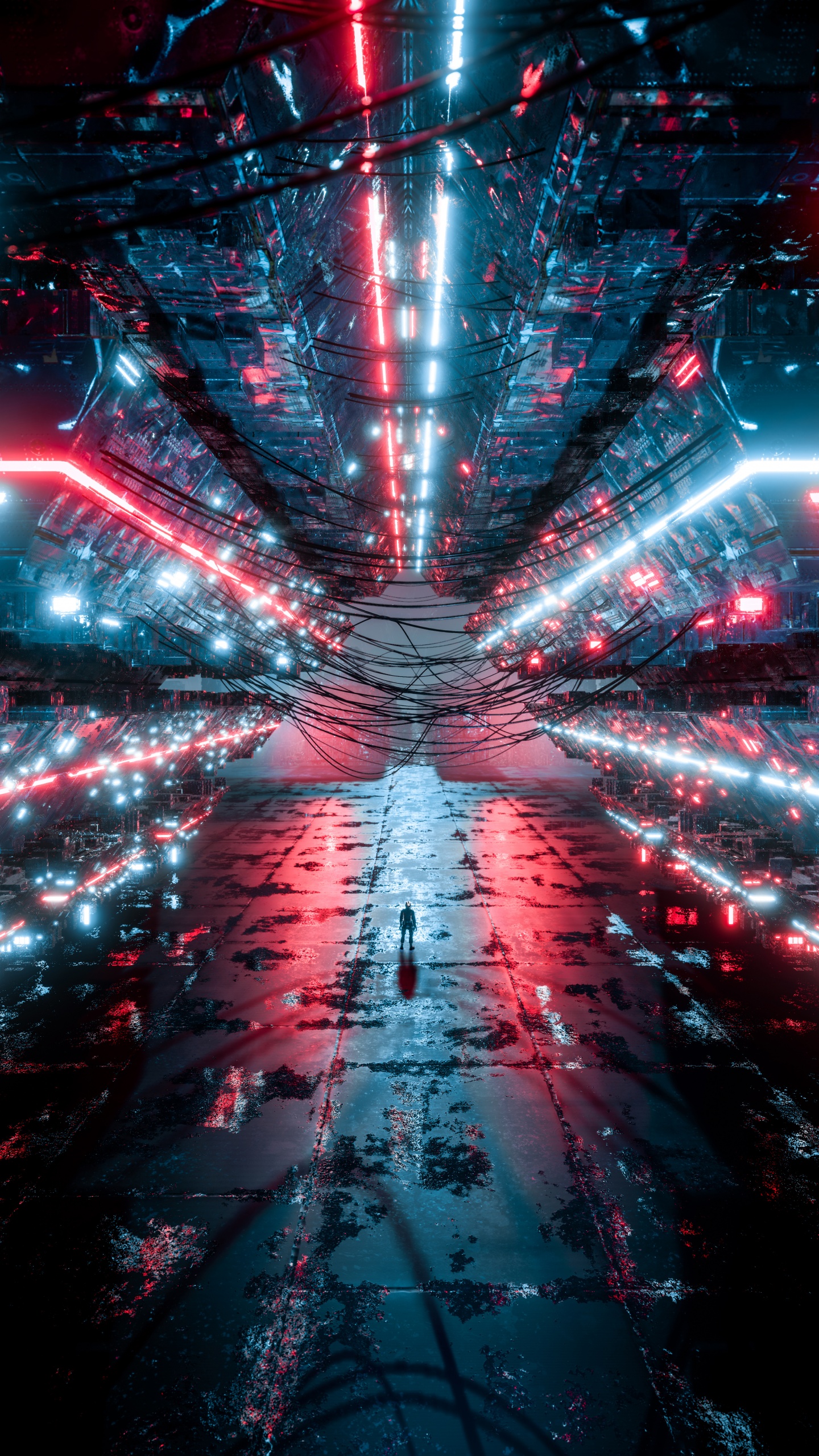 Alien Wallpaper 4K, Spaceship, Science