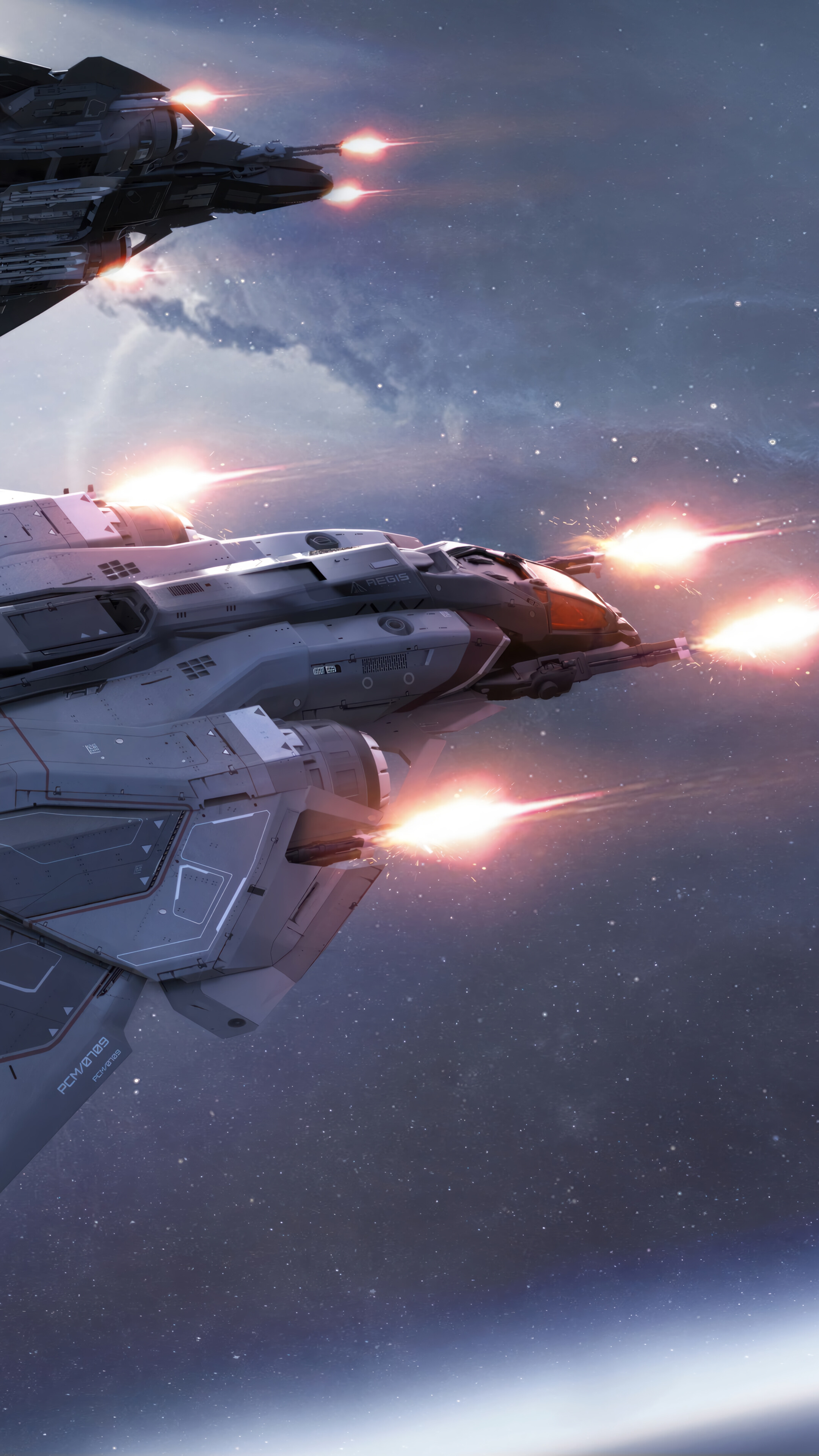 Star Citizen Space Fighter Ship Battle