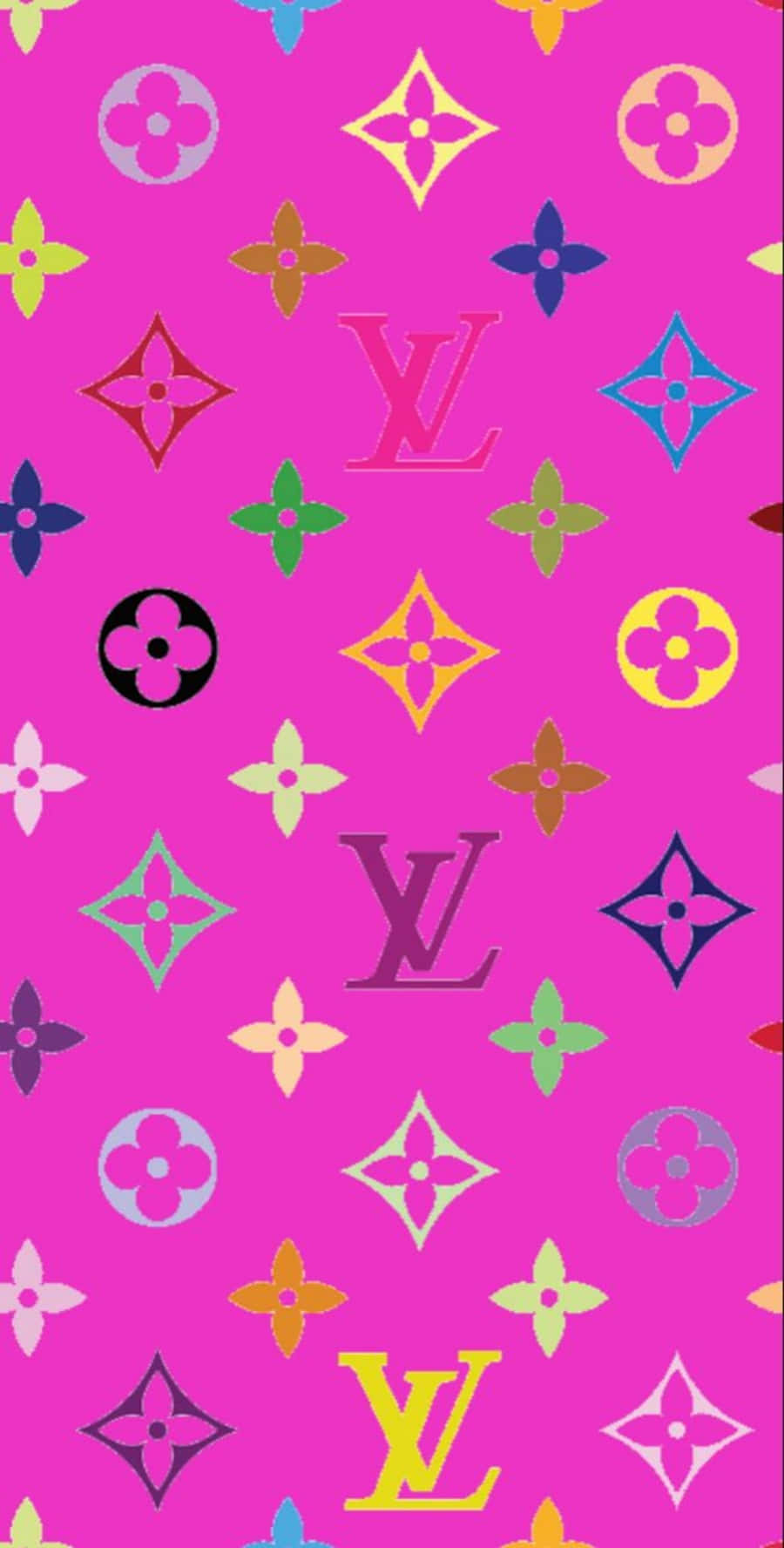 Download Hot Pink Louis Vuitton Mobile