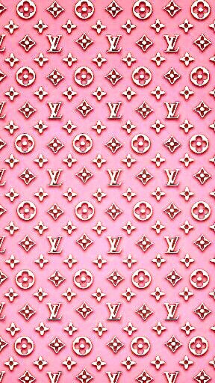 Pink and Gold Louis Vuitton Phone