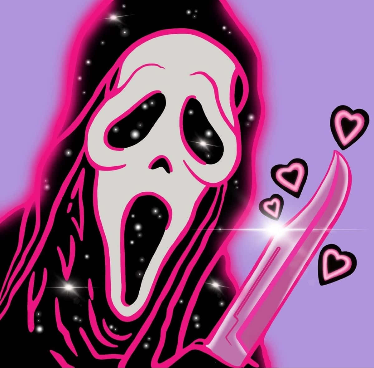 Pink Scream Wallpaper
