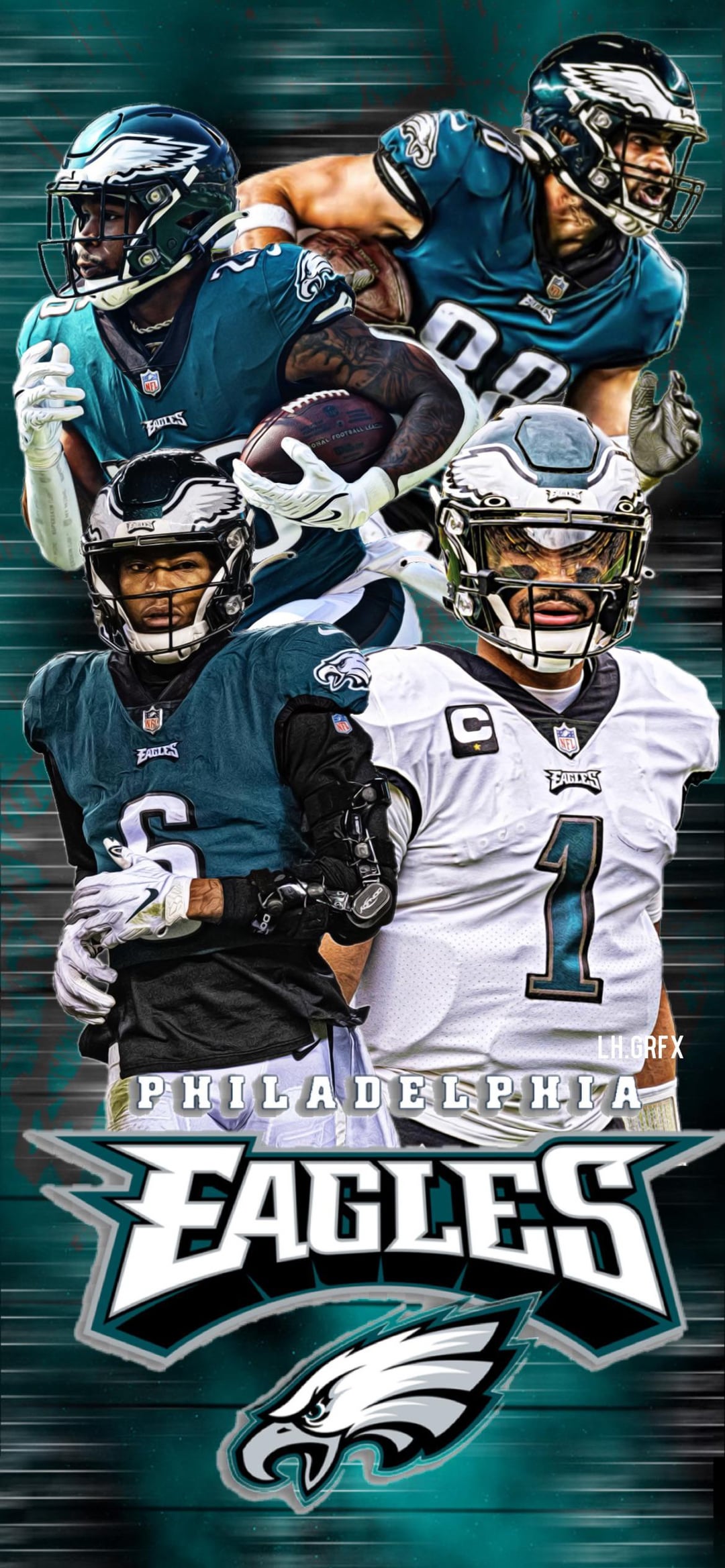 Eagles wallpaper I did for my buddy