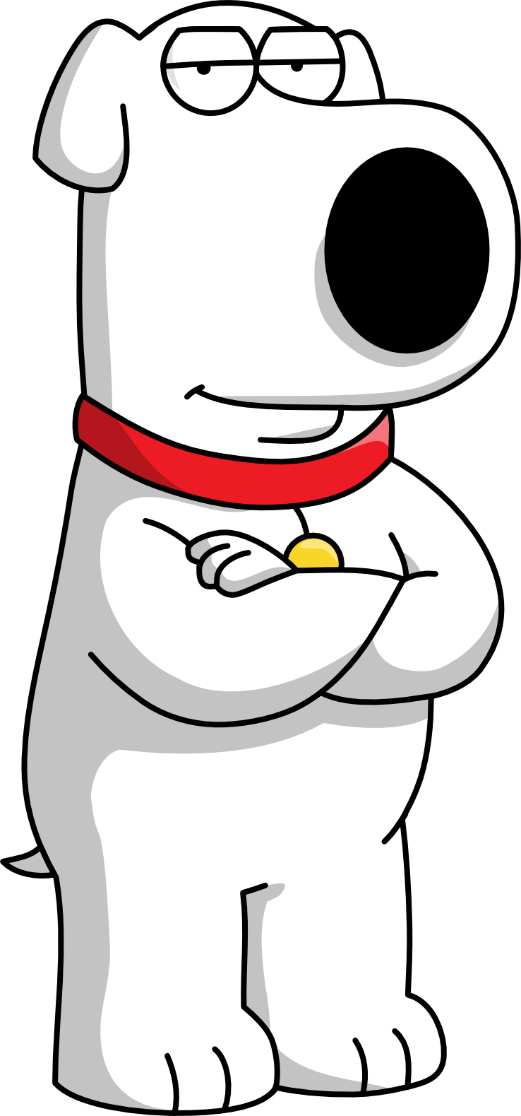 Brian Griffin crossing his arms