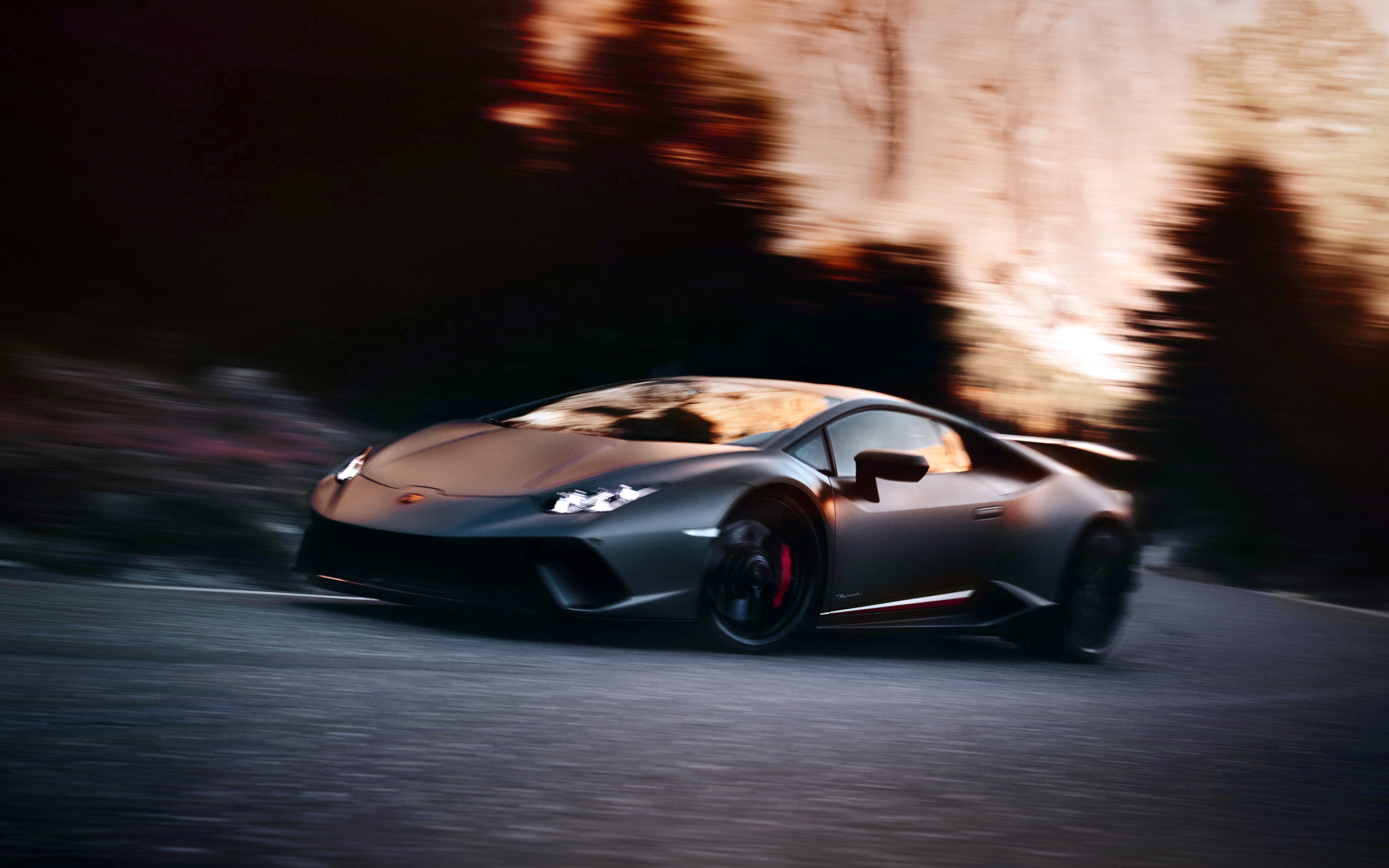 Car Lamborghini Sports Road Race